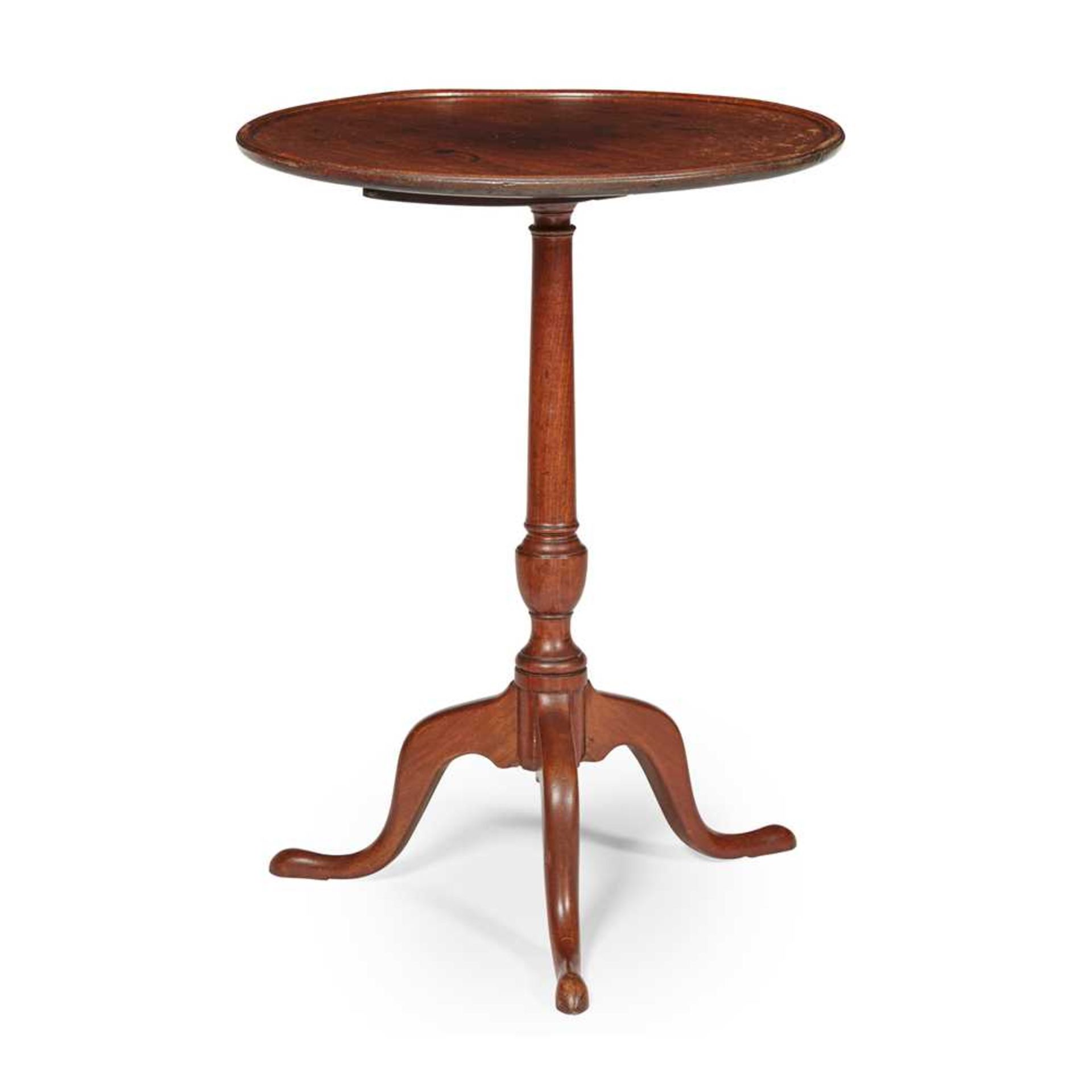 GEORGE III MAHOGANY TRIPOD TABLE MID 18TH CENTURY