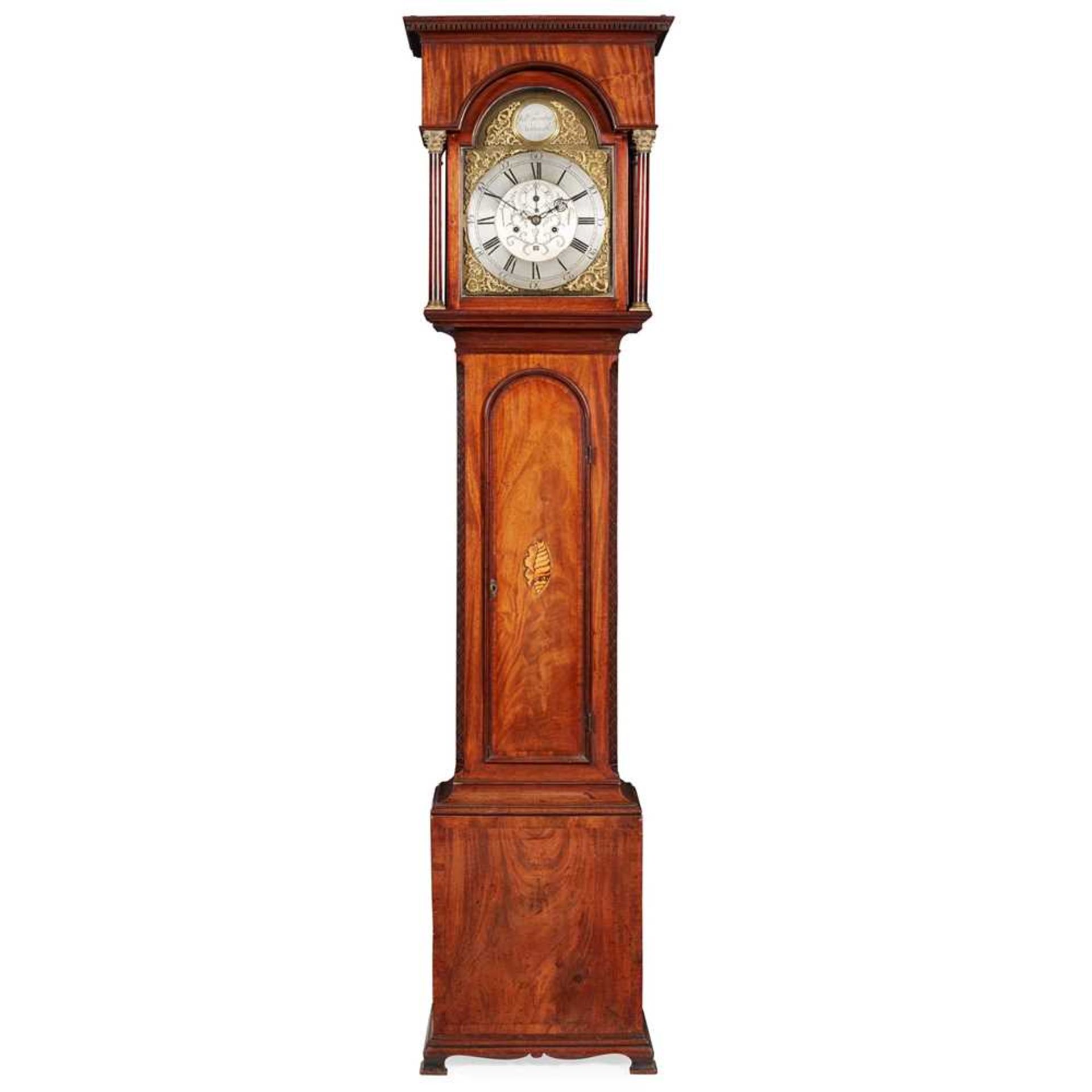 GEORGE III OAK LONGCASE CLOCK, WILLIAM TURNBULL, NEWCASTLE 18TH CENTURY