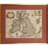 A collection of framed maps Four maps, comprising