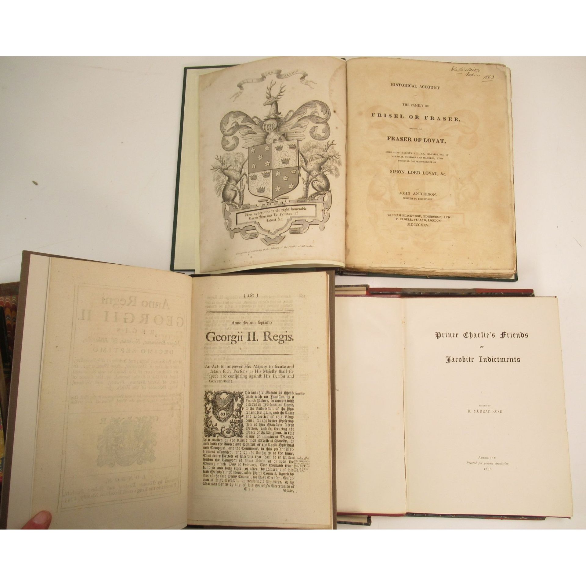 1715 and 1745-46 Risings 9 volumes, comprising - Image 3 of 3