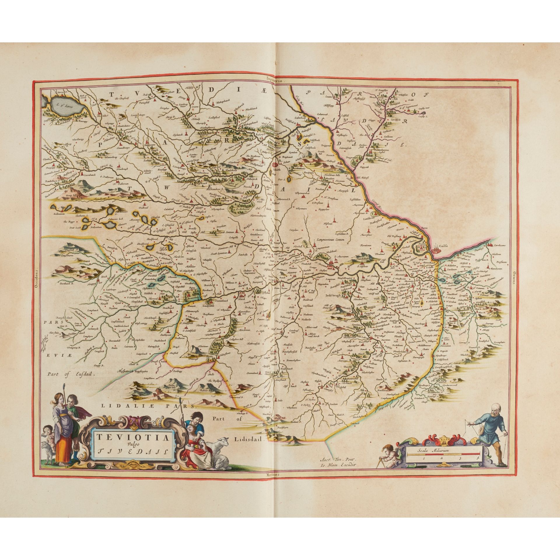 Blaeu, Joan Guilliemius Theatrum Orbis Terrarum [Nuevo Atlas de los Reynos de Escocia e Yrlanda]: - Image 4 of 4