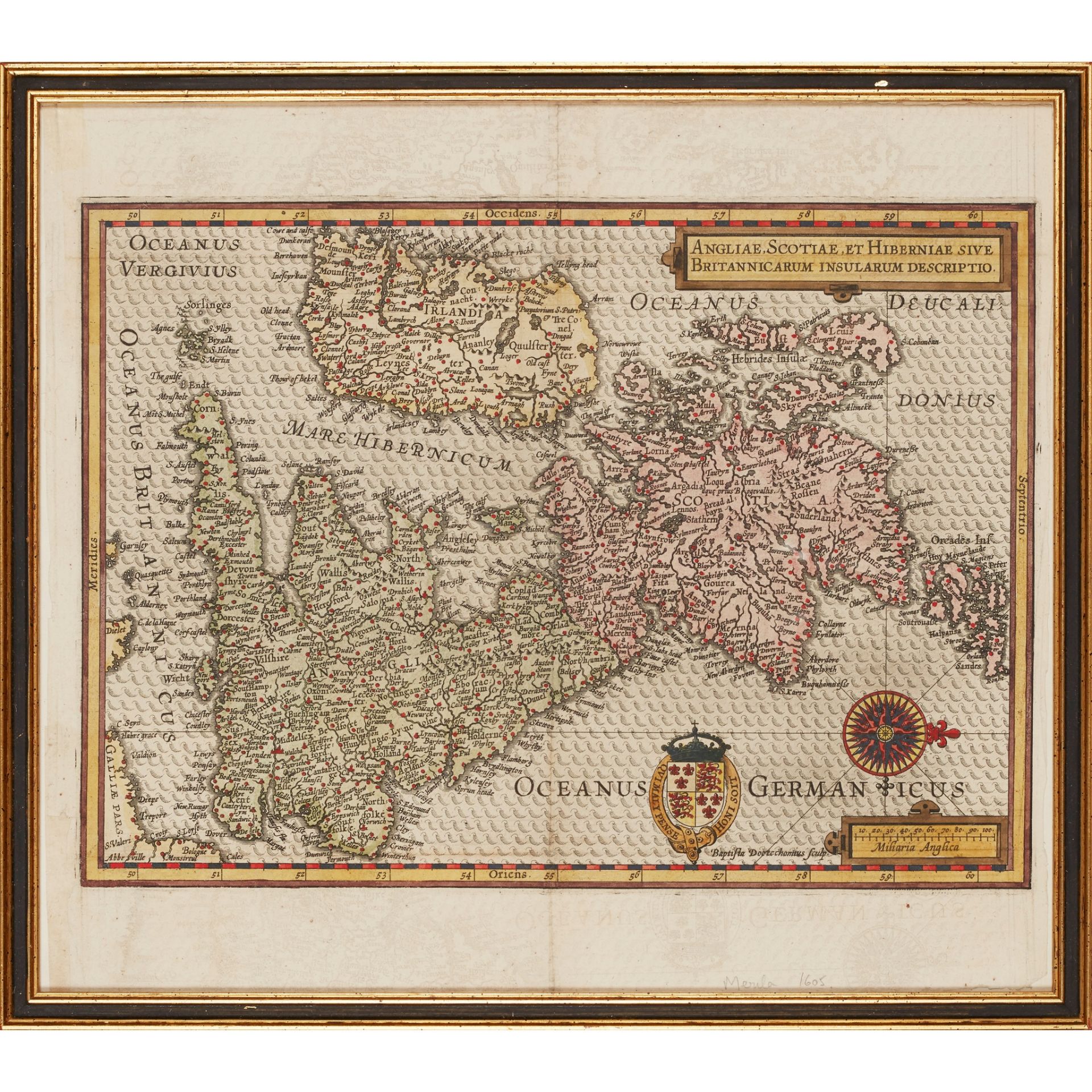 [after] Ortelius, Abraham Angliae, Scotiae, et Hiberniae sive Britannicum Insularum Descriptio