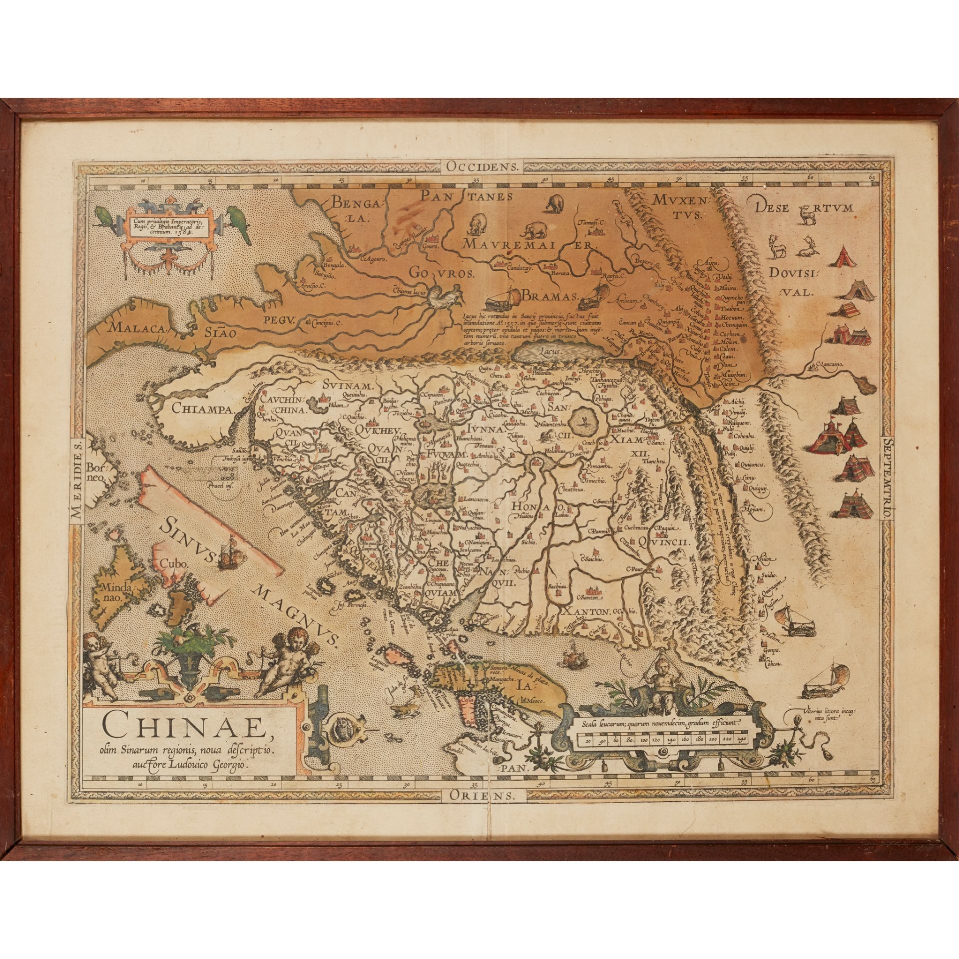 Ortelius, Abraham Chinae, olim Sinarum regionis, nuova descriptio