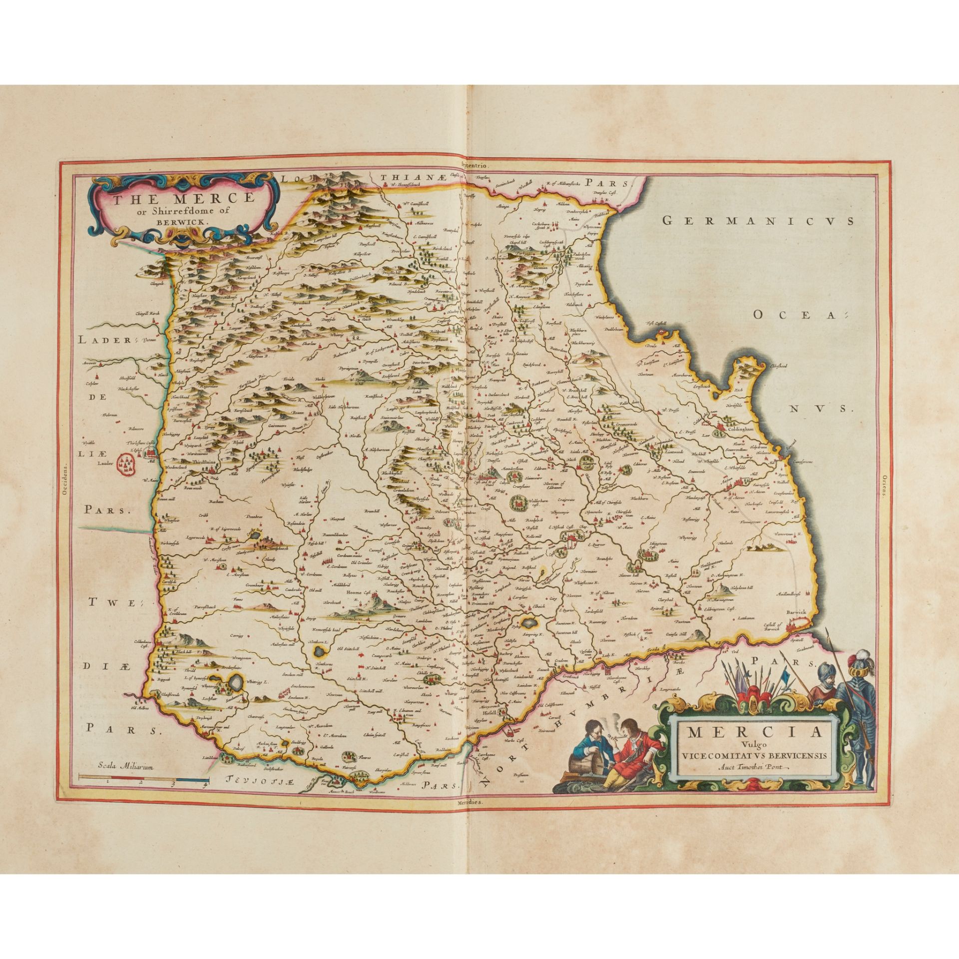 Blaeu, Joan Guilliemius Theatrum Orbis Terrarum [Nuevo Atlas de los Reynos de Escocia e Yrlanda]: - Image 3 of 4