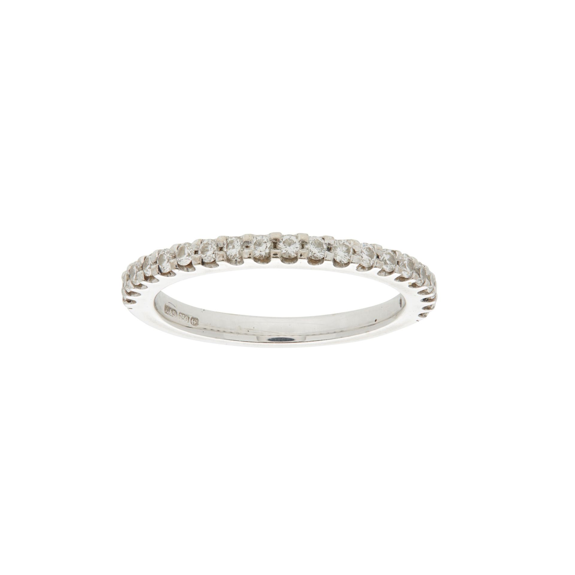 A single stone diamond set ring - Image 2 of 3