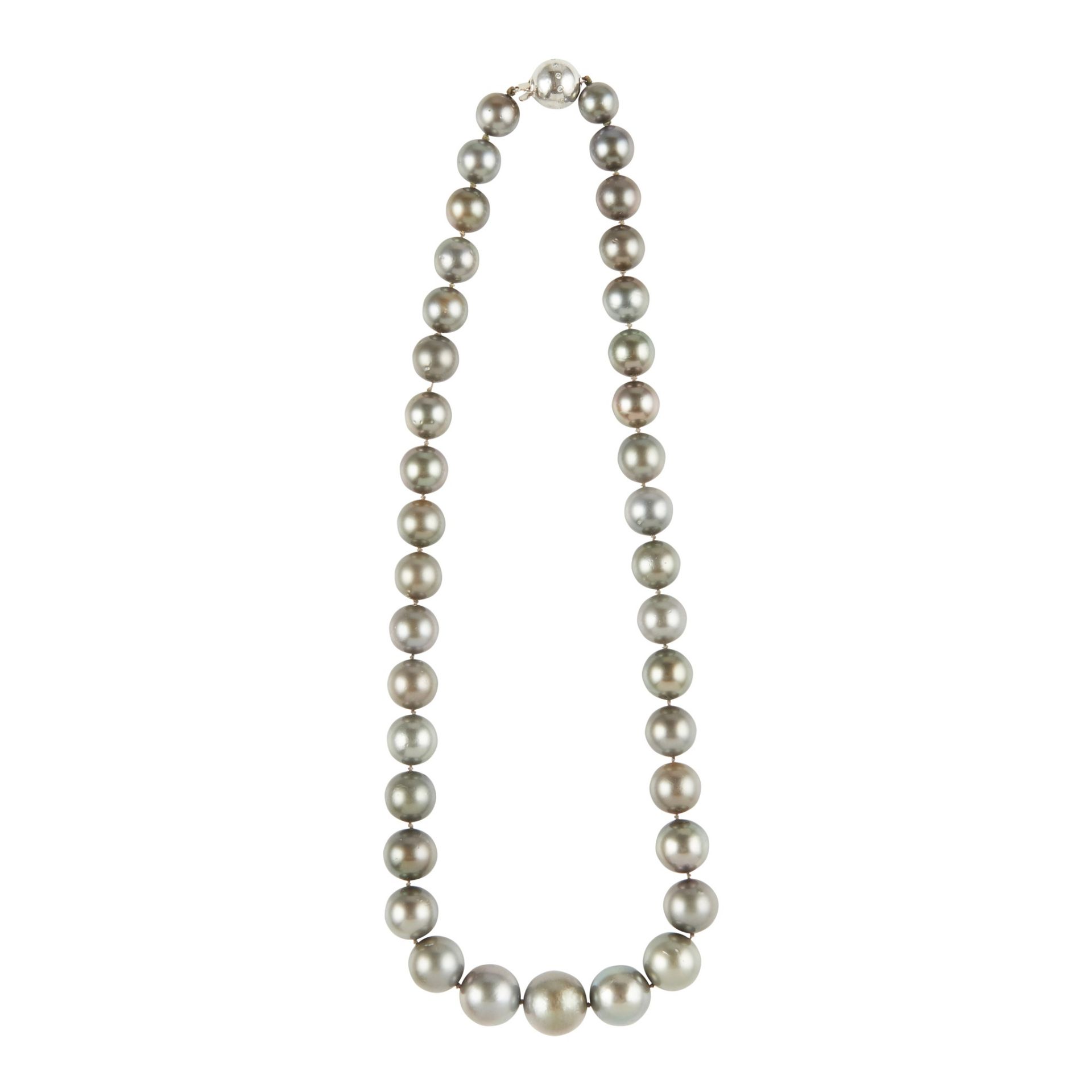 A Tahitian pearl necklace - Image 3 of 5