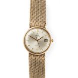 Omega: a gentleman's gold wrist watch