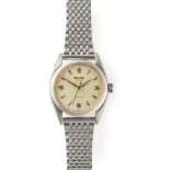 Rolex: a gentleman's stainless steel wrist watch