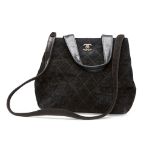 A CC turn lock top handle tote bag, Chanel