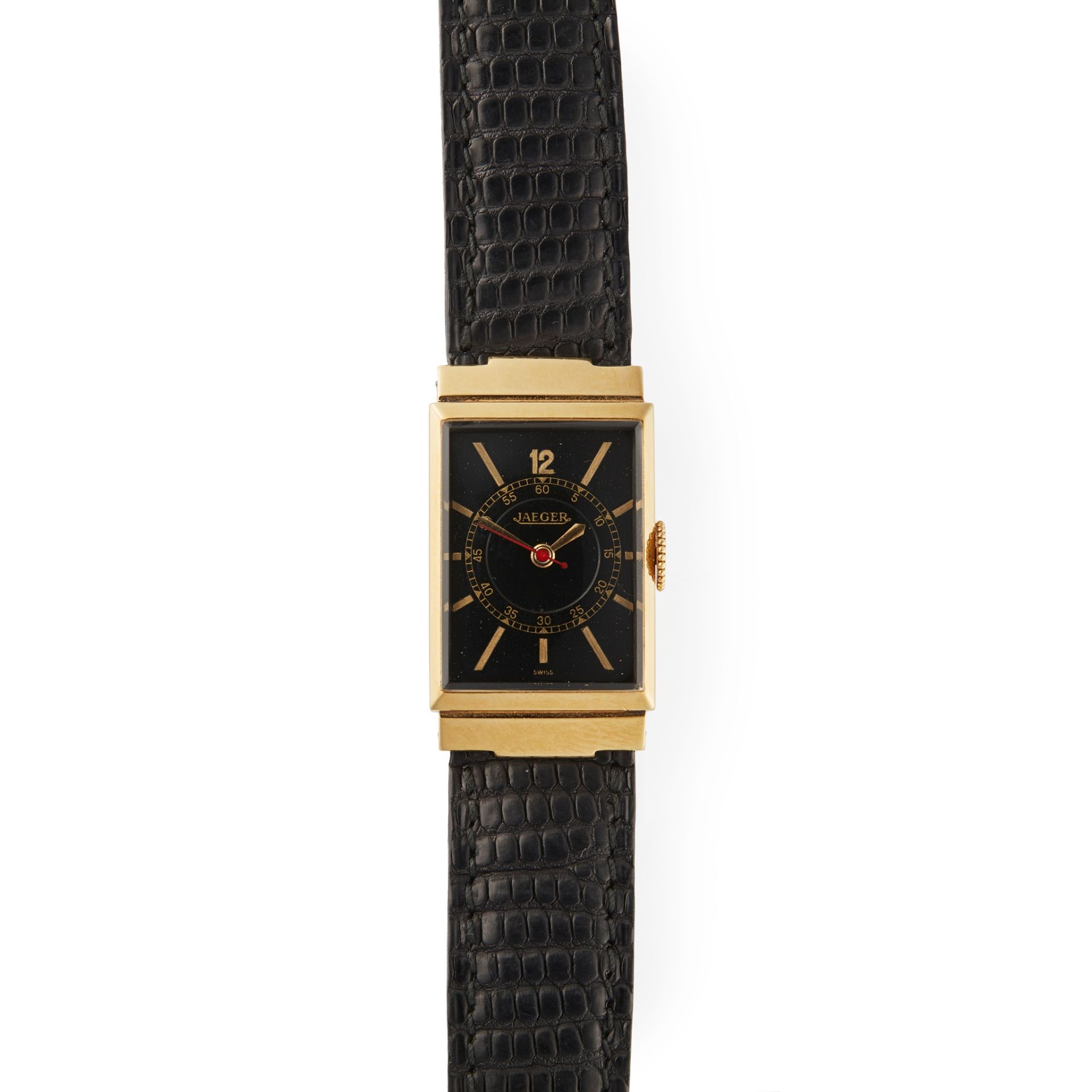 Jaeger-LeCoultre: a gentleman's gold wrist watch