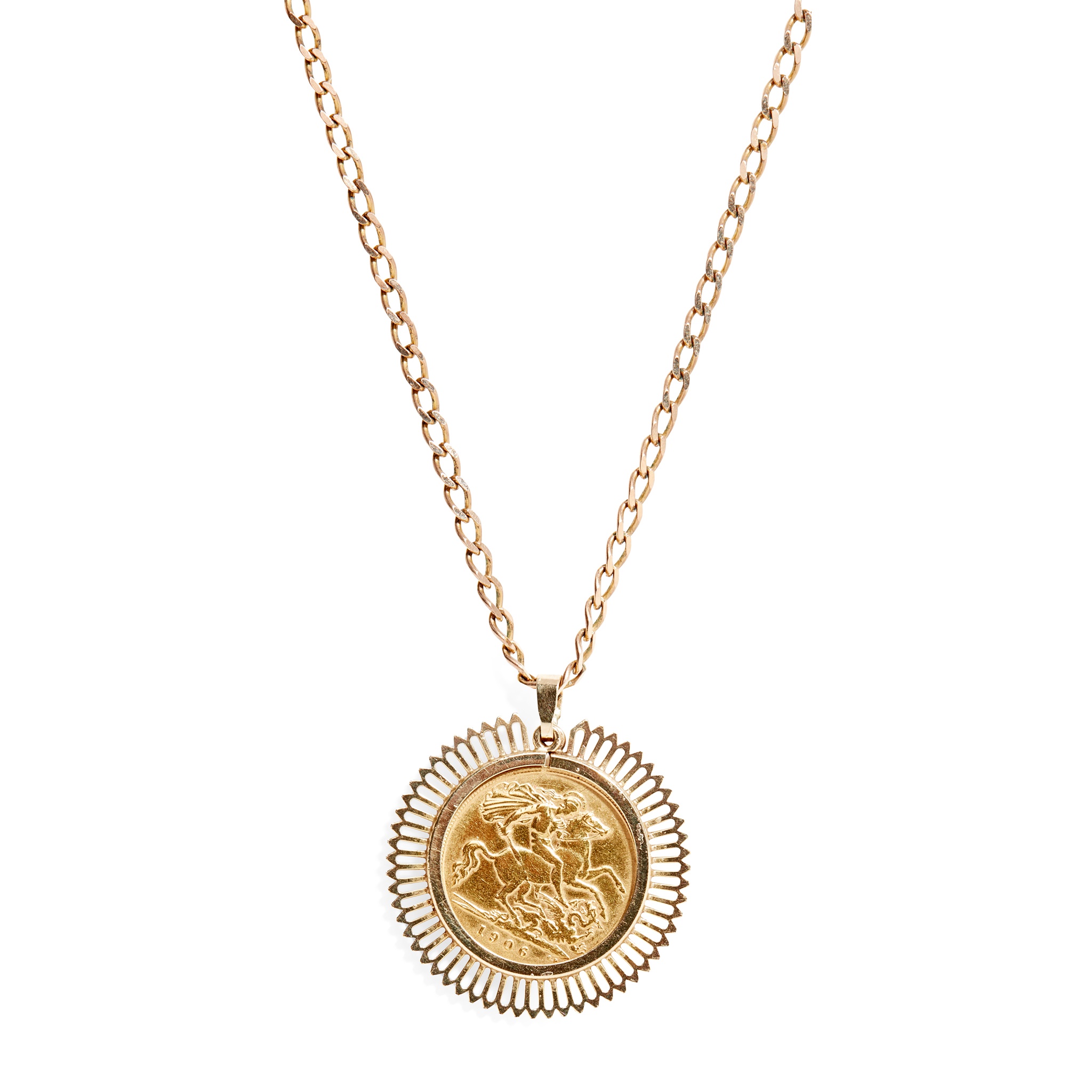 A half-sovereign set pendant - Image 2 of 2