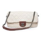 A single flap snap chained shoulder bag, Chanel