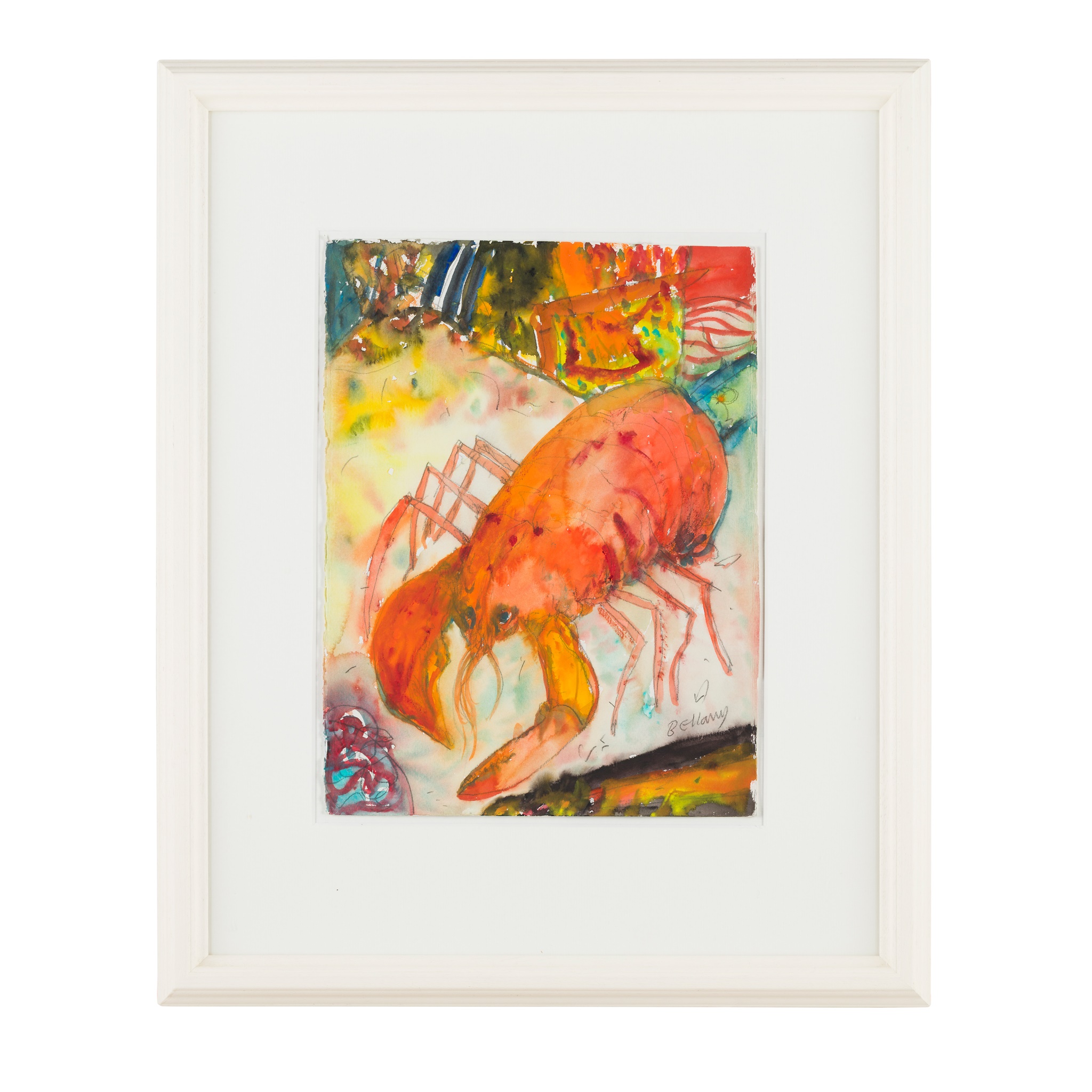 § JOHN BELLANY C.B.E., R.A. (SCOTTISH 1942-2013) LOBSTER - Image 2 of 3