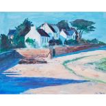 § ANN ORAM R.S.W. (SCOTTISH B.1956) BRIGNOGAN-PLAGE, BRITTANY