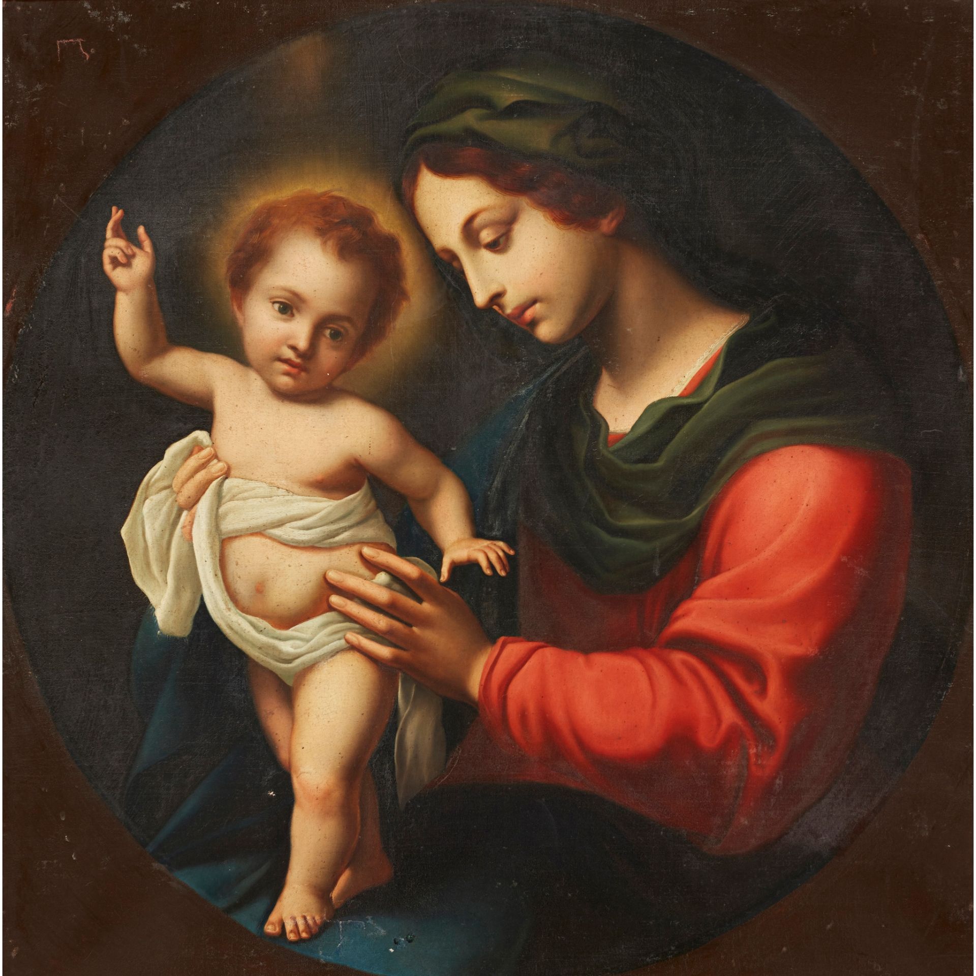 AFTER CARLO DOLCI (ITALIAN 1616-1686) MADONNA AND CHILD