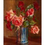 KATE WYLIE (SCOTTISH 1877-1941) STILL LIFE OF ROSES