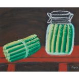 § JACK KNOX R.S.A., R.S.W., R.G.I. (SCOTTISH 1936-2015) PRESERVED ASPARAGUS