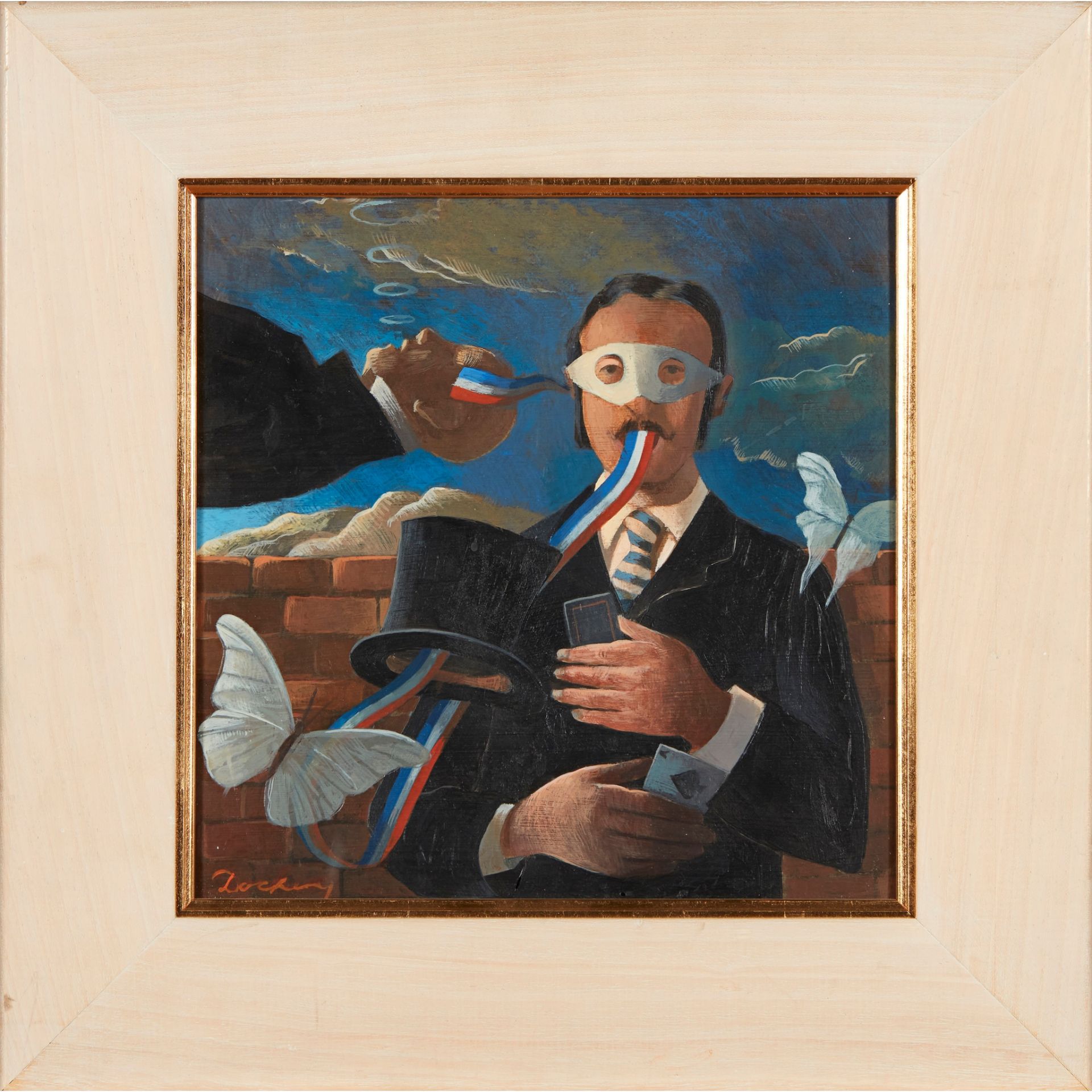 § FRANK DOCHERTY (SCOTTISH 1942-) THE ILLUSIONIST - Image 2 of 3