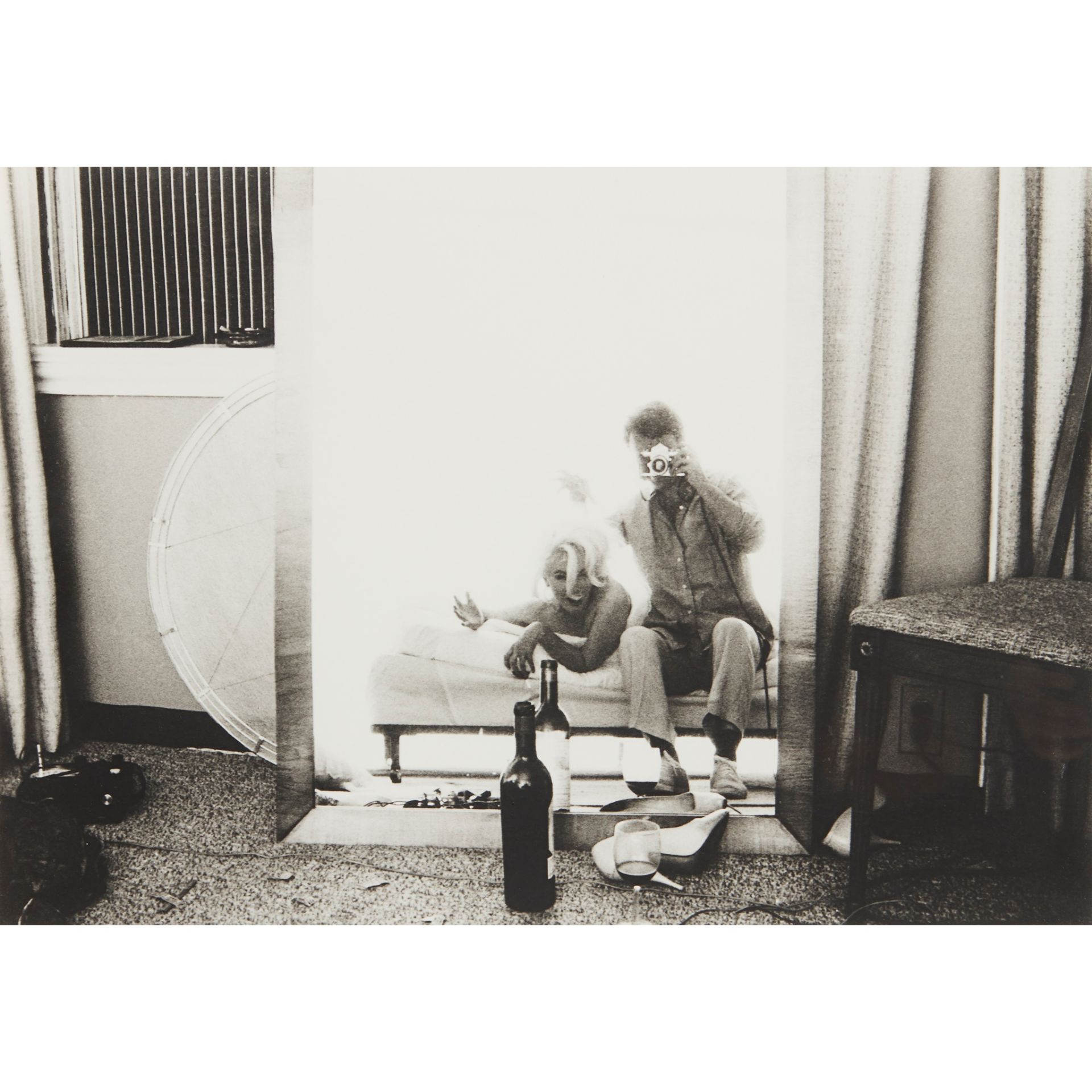 BERT STERN (AMERICAN 1929-2013) SELF-PORTRAIT WITH MARILYN MONROE (FROM THE LAST SITTING) - 1962