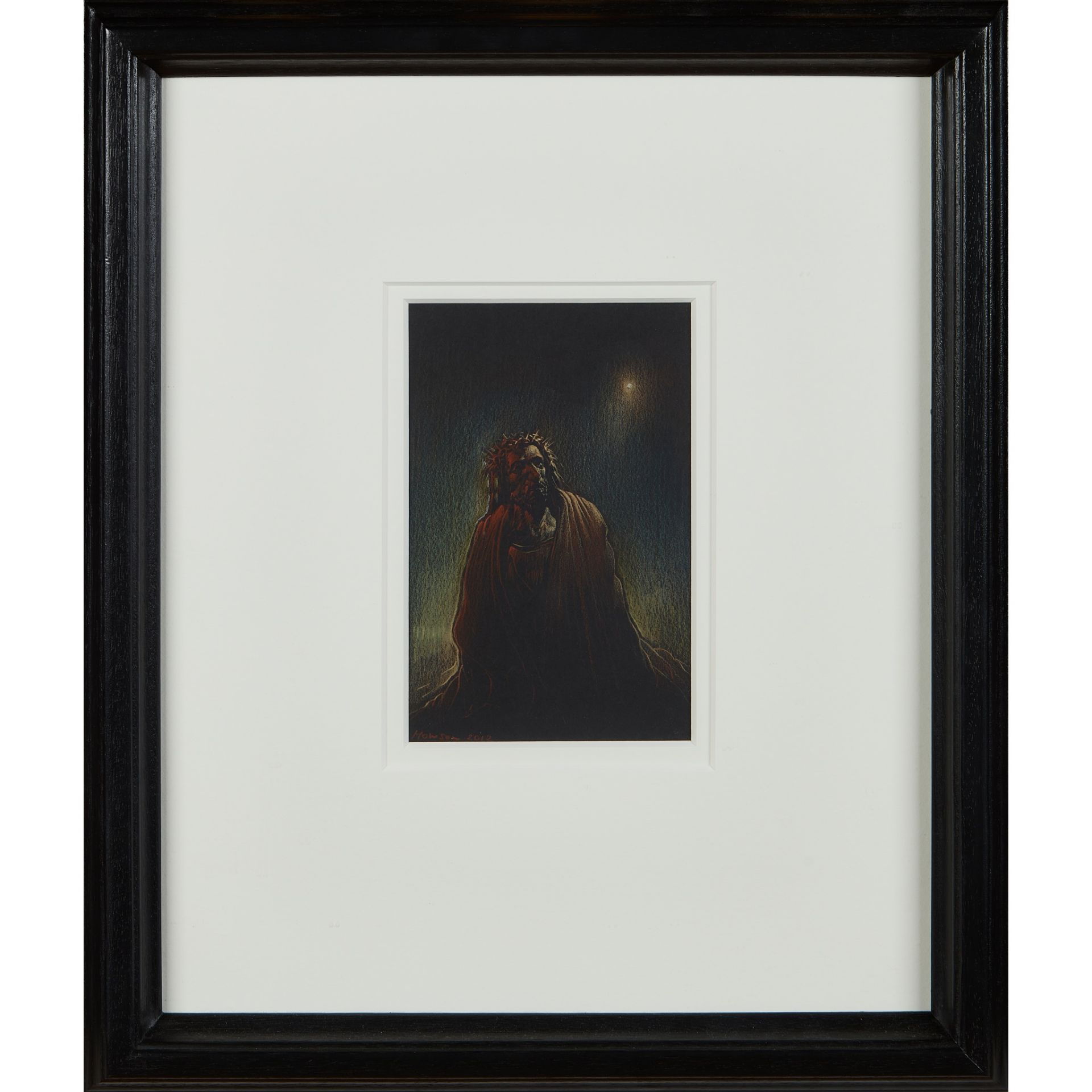 § PETER HOWSON O.B.E. (SCOTTISH 1958-) CHRIST - Image 2 of 3