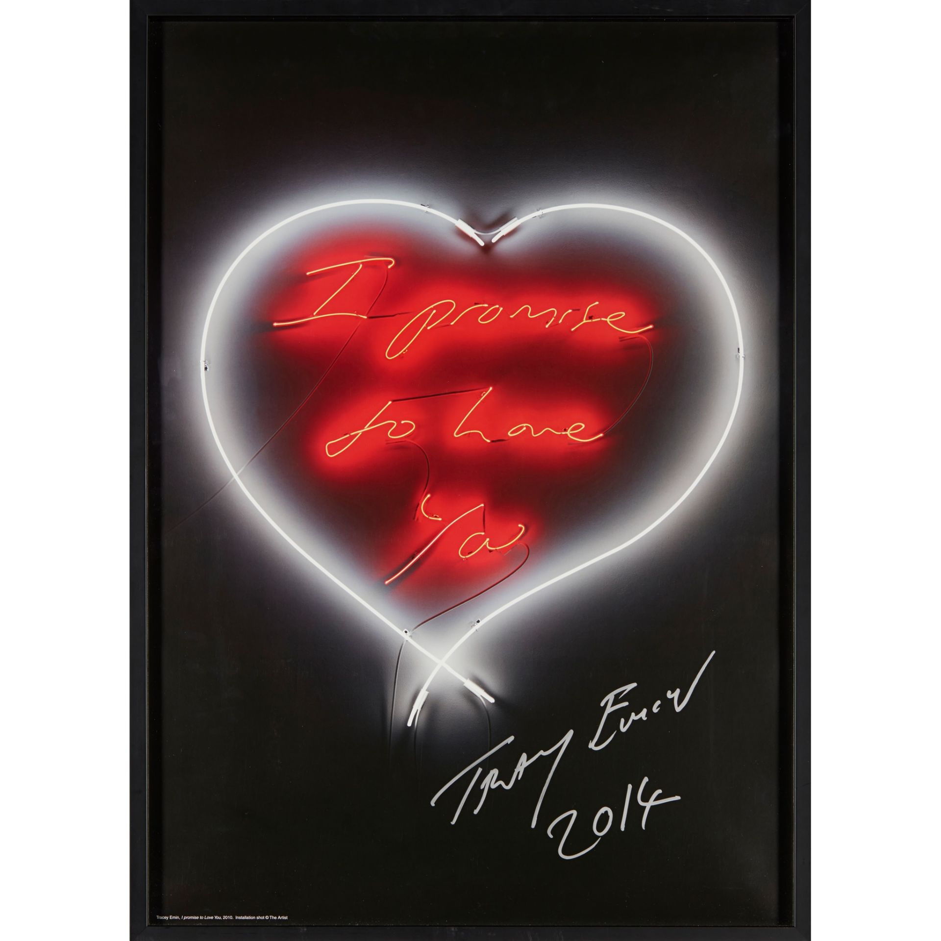 § TRACEY EMIN C.B.E., R.A. (BRITISH 1963-) I PROMISE TO LOVE YOU - Image 2 of 3