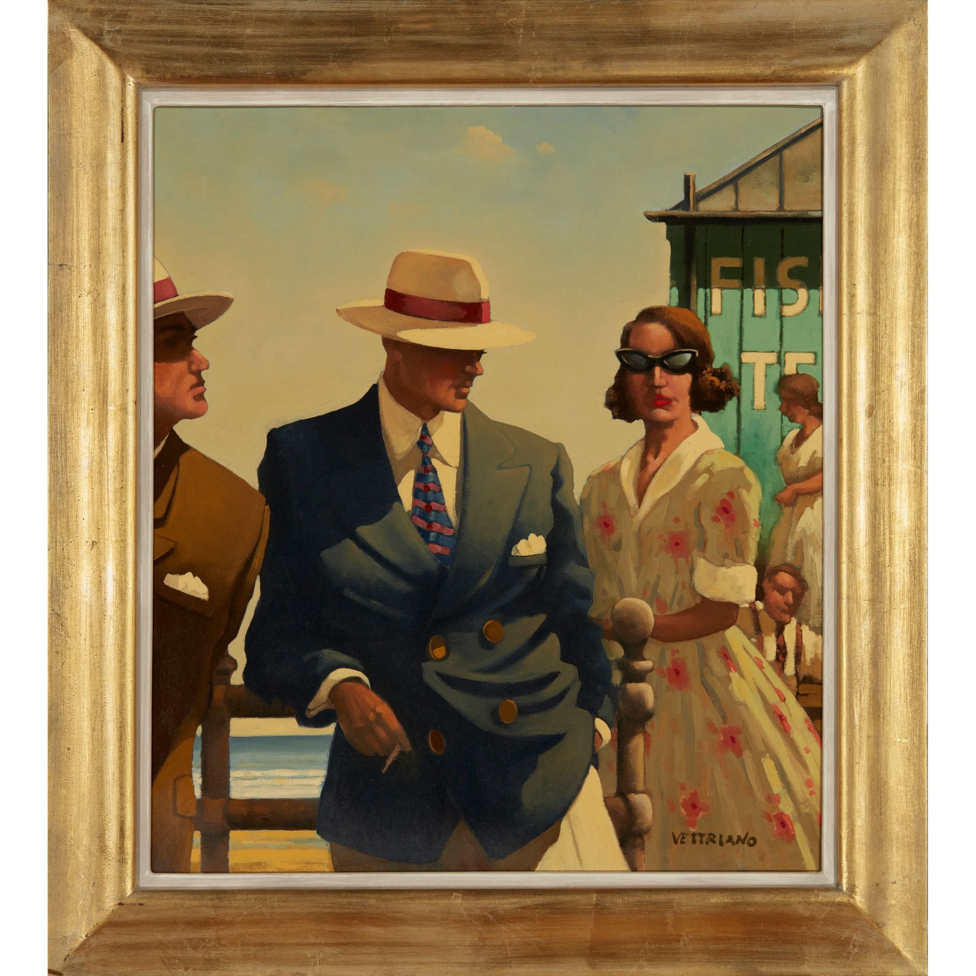 § ◆ JACK VETTRIANO (SCOTTISH 1951-) RITUAL OF COURTSHIP - Image 2 of 3