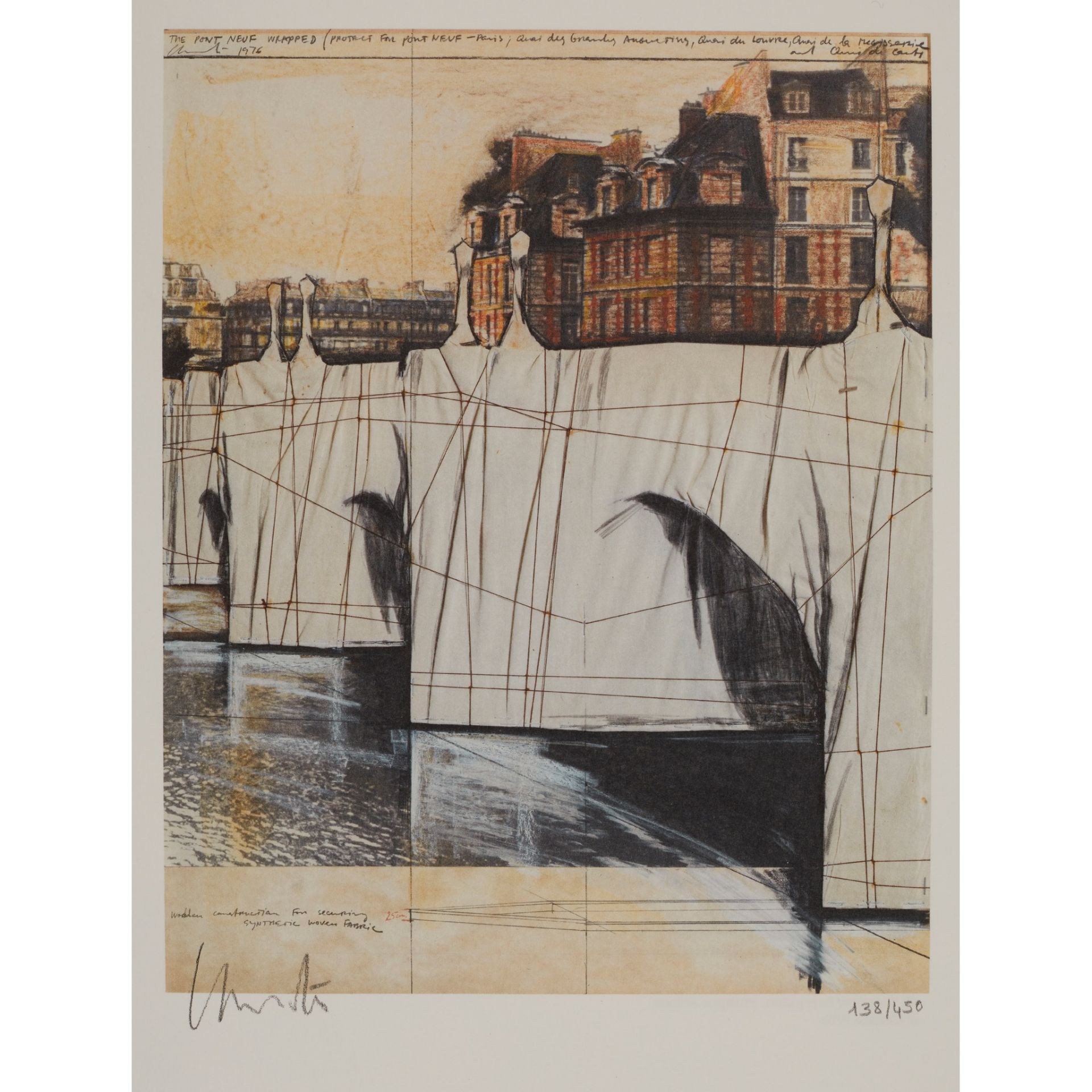 CHRISTO AND JEANNE-CLAUDE (AMERICAN 1939-2020) PONT NEUF