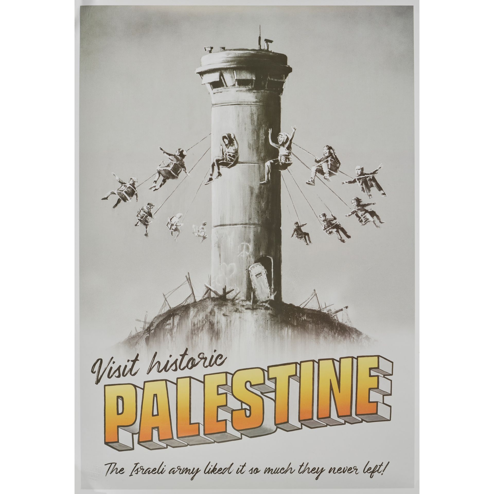 § BANKSY (BRITISH 1974-) VISIT HISTORIC PALESTINE