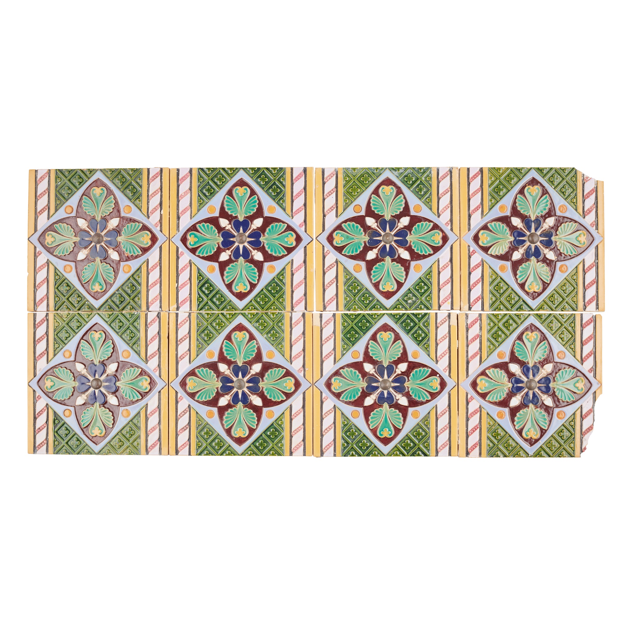 MINTON & CO GROUP OF GOTHIC REVIVAL TILES, CIRCA 1880 - Image 5 of 13