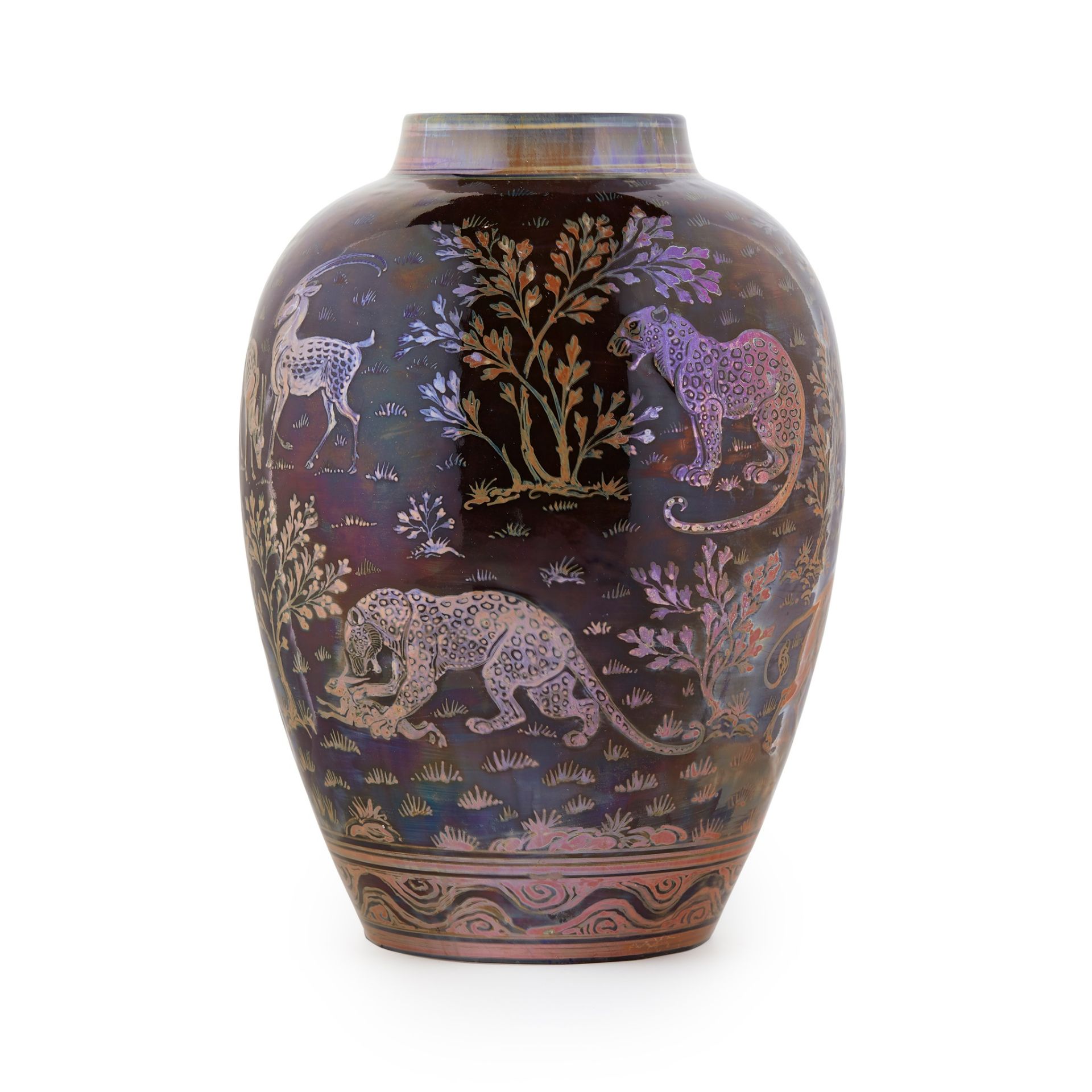 RICHARD JOYCE (1873-1931) FOR PILKINGTON'S TILE & POTTERY CO. LUSTRE VASE, DATED 1910 - Image 2 of 2