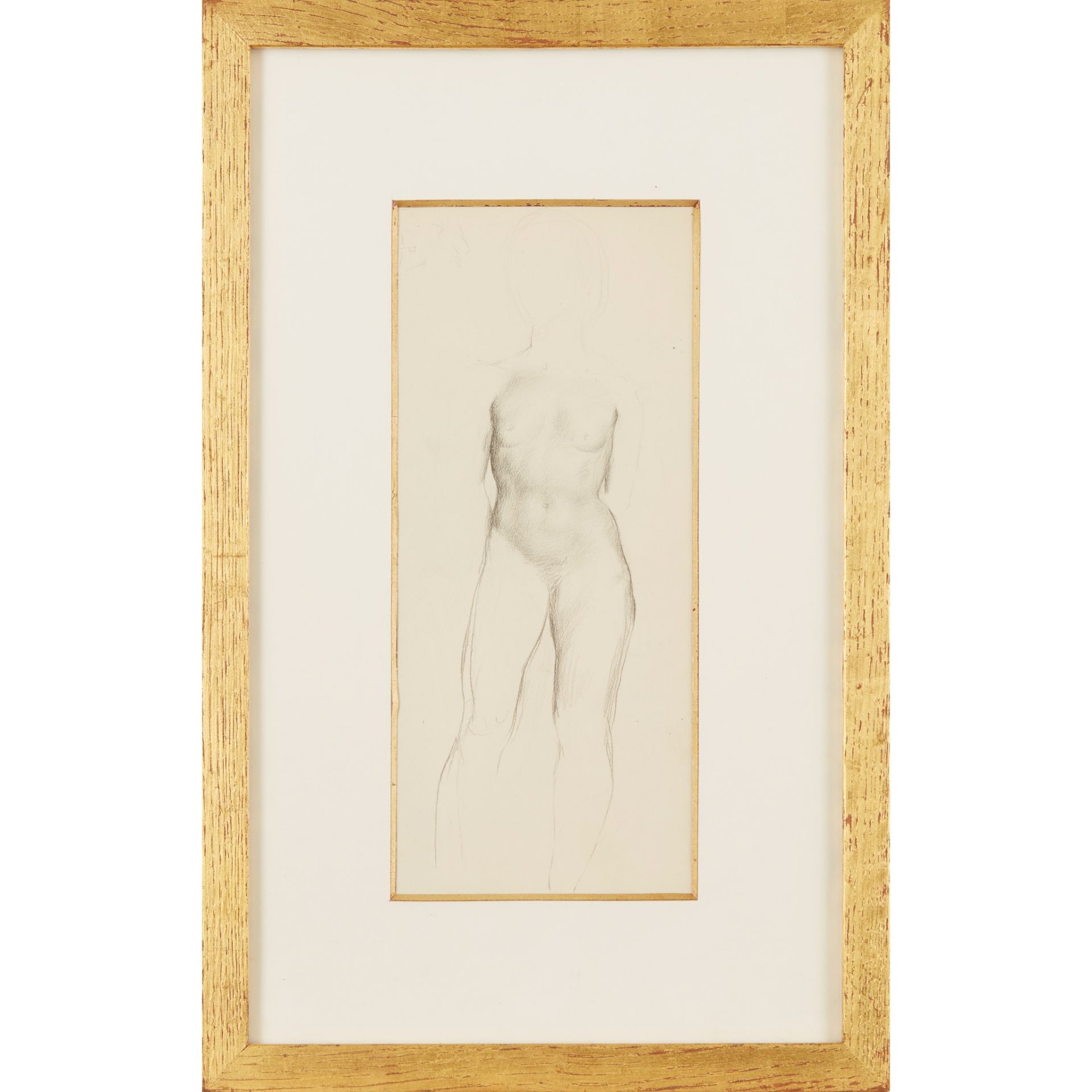 § VICTOR HUME MOODY (1896–1990) THREE NUDE STUDIES - Image 8 of 10