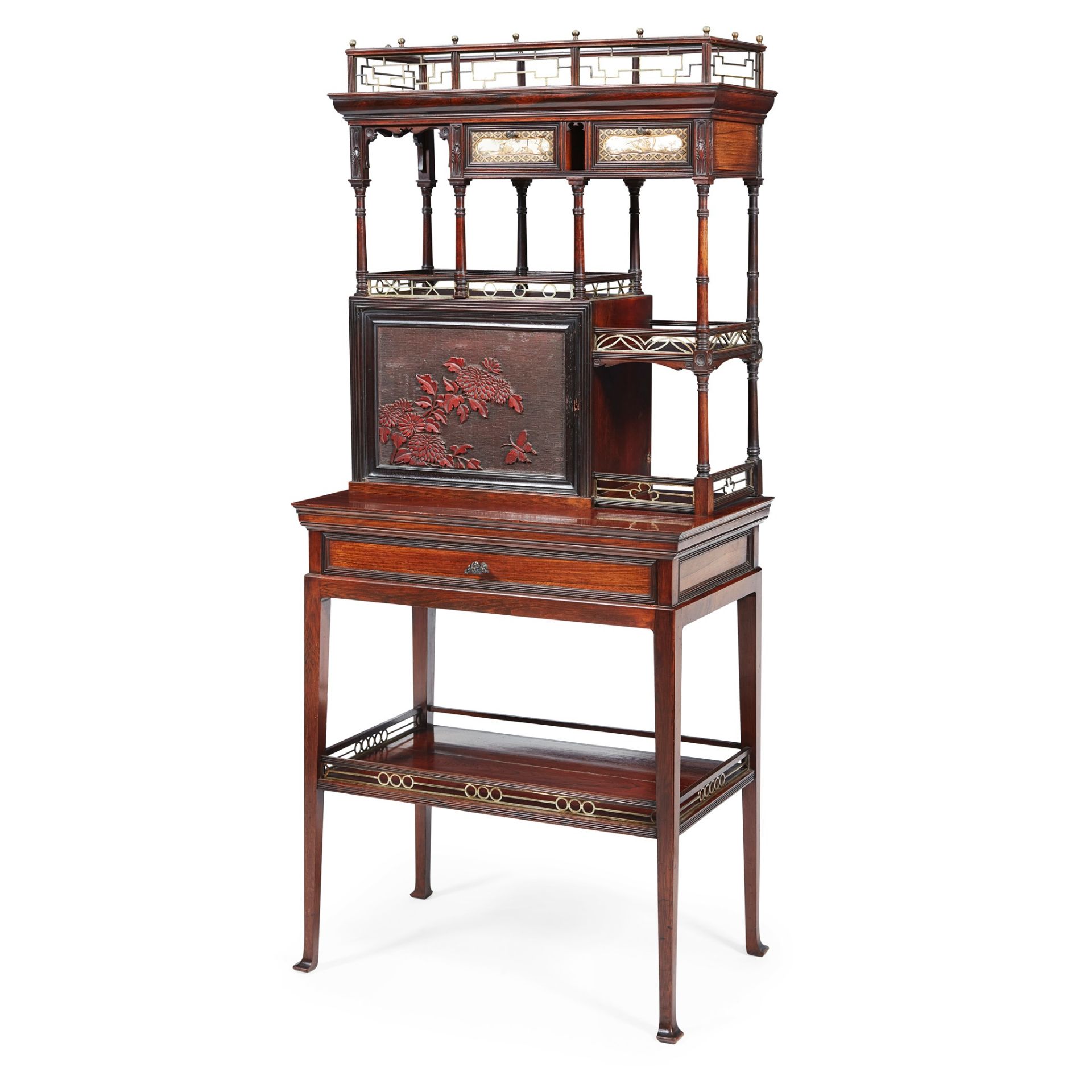 Y HOWARD & SONS, LONDON AESTHETIC MOVEMENT SIDE CABINET, CIRCA 1875 - Bild 6 aus 6