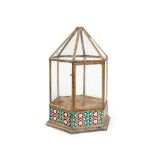 ENGLISH SCHOOL VICTORIAN GOTHIC REVIVAL TERRARIUM, CIRCA 1860