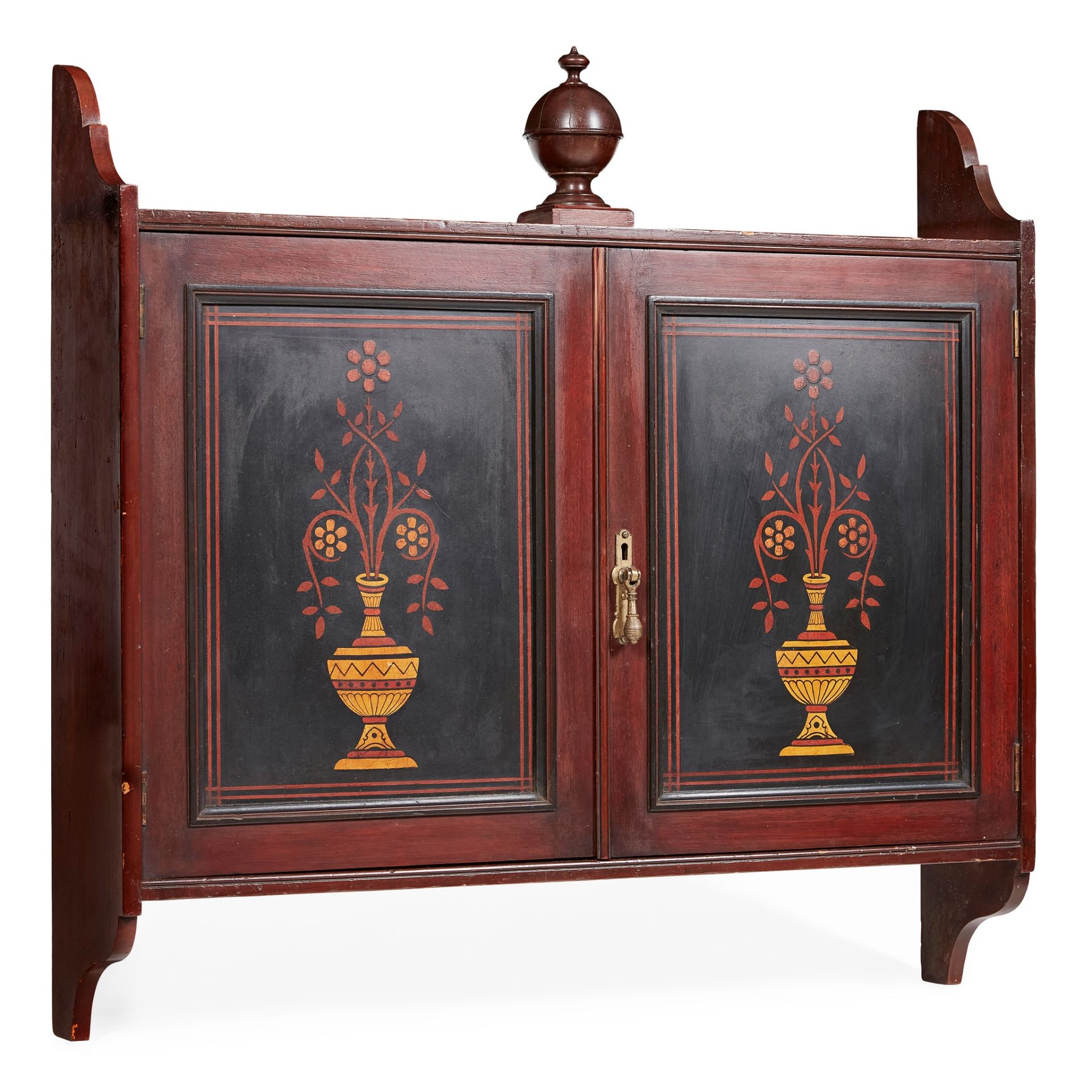 MANNER OF COTTIER & CO. AESTHETIC MOVEMENT WALL CABINET, CIRCA 1890 - Image 2 of 2