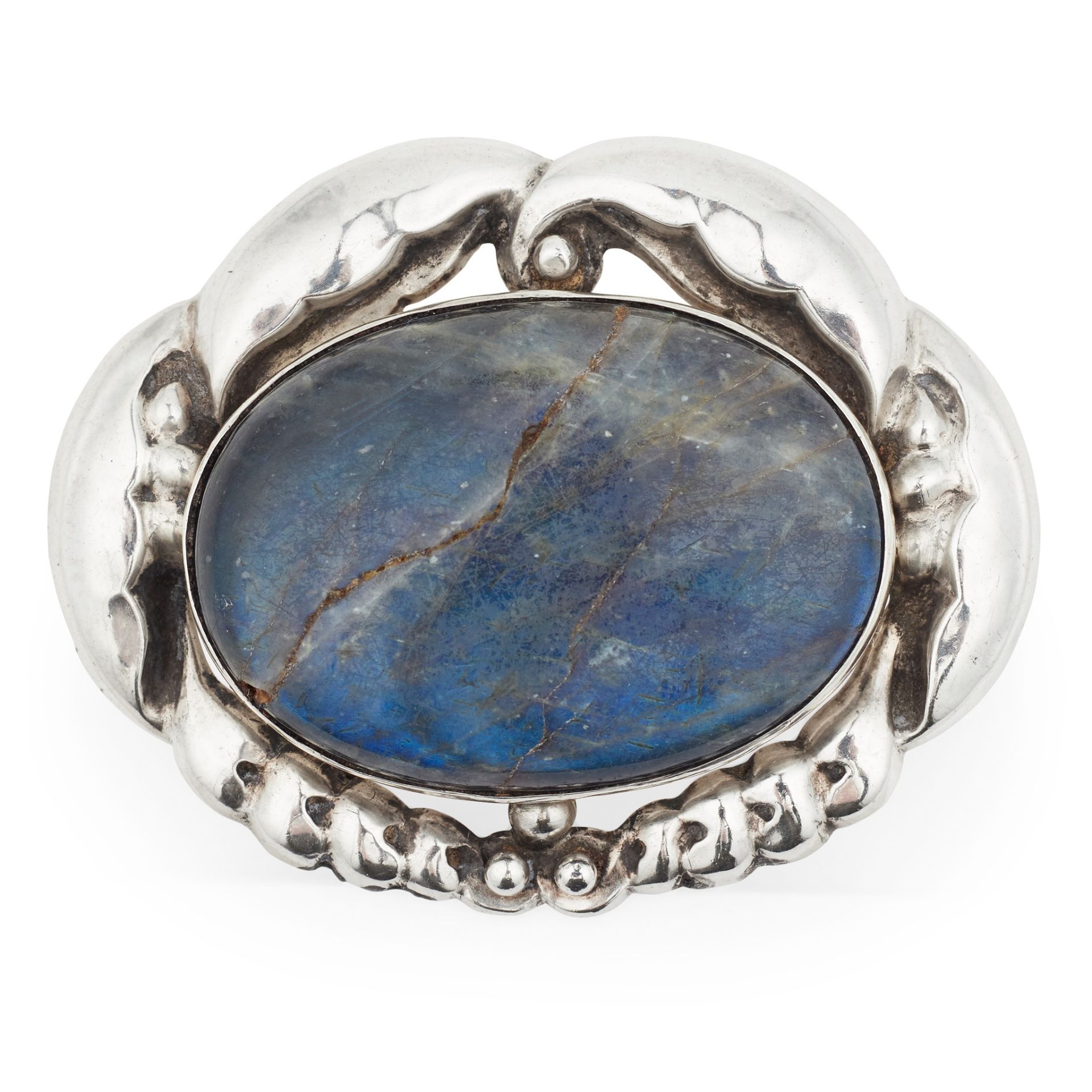 GEORG JENSEN (1866-1935) BROOCH, CIRCA 1910-1925