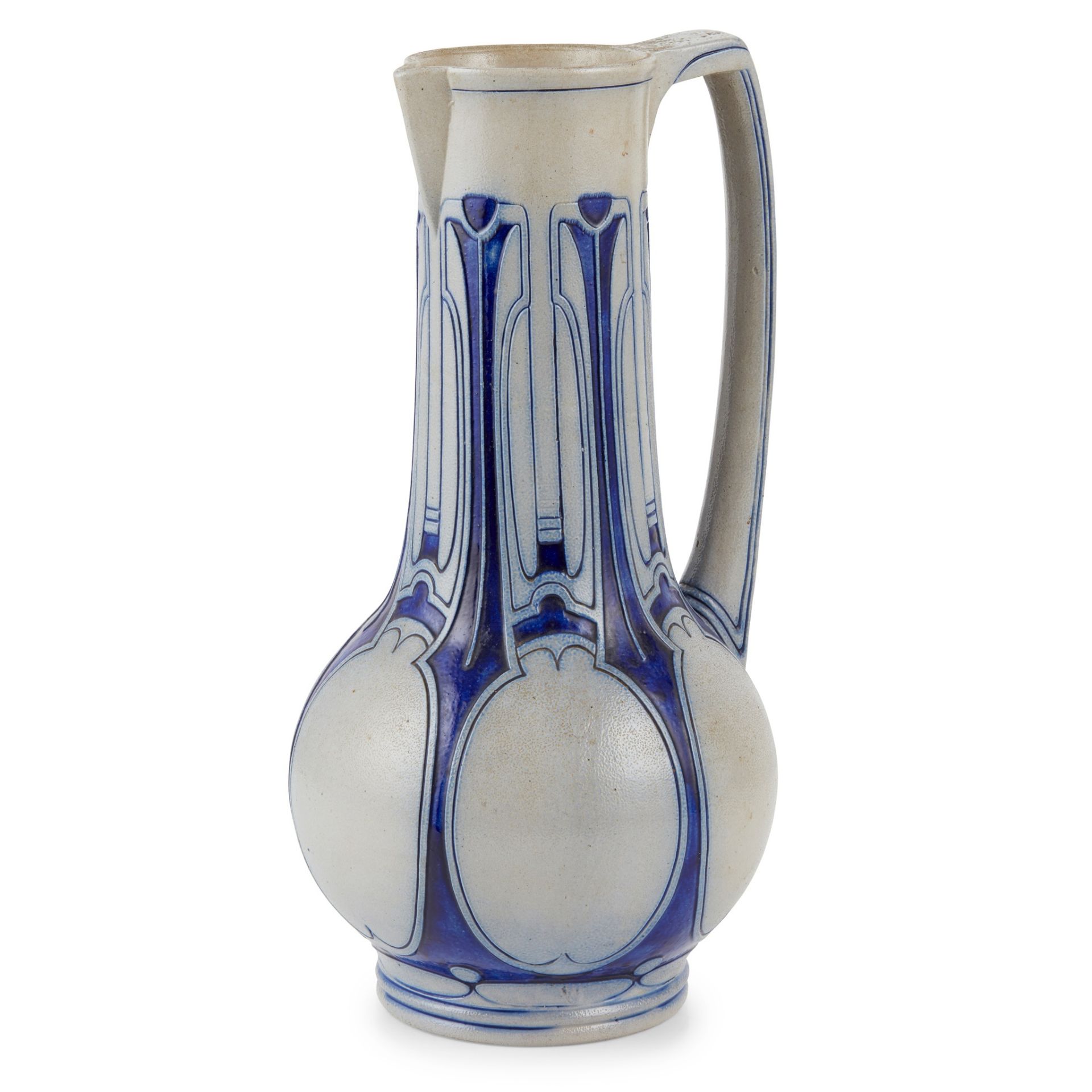 PETER BEHRENS (1868-1940) FOR SIMON GERZ JUGENDSTIL PITCHER, CIRCA 1900 - Bild 2 aus 2