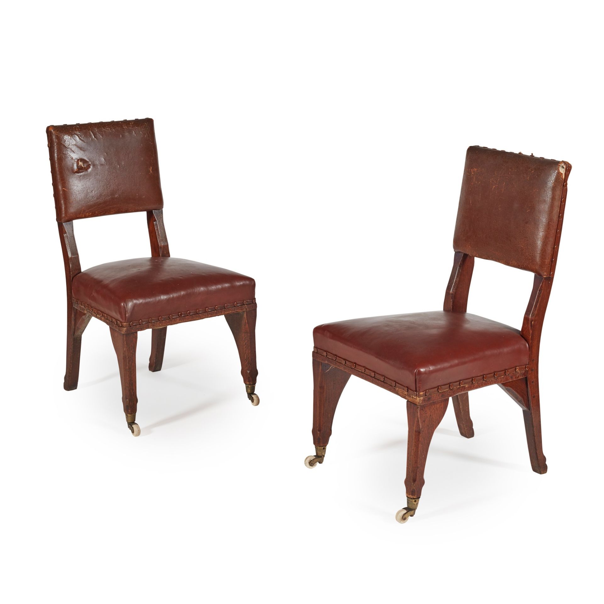 WILLIAM WHITE (1825–1900) SET OF EIGHT GOTHIC REVIVAL DINING CHAIRS, CIRCA 1860 - Image 3 of 6