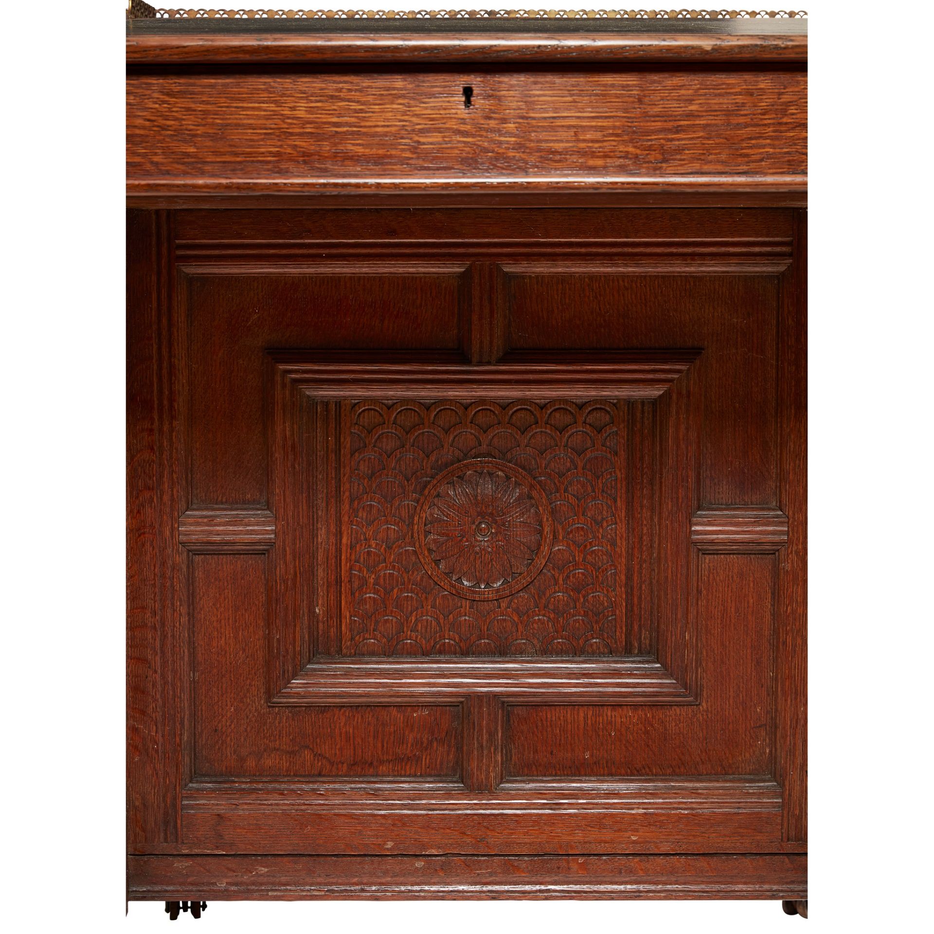 BRUCE J. TALBERT (1838-1881) FOR GILLOW & CO. AESTHETIC MOVEMENT DAVENPORT DESK, CIRCA 1880 - Image 3 of 3