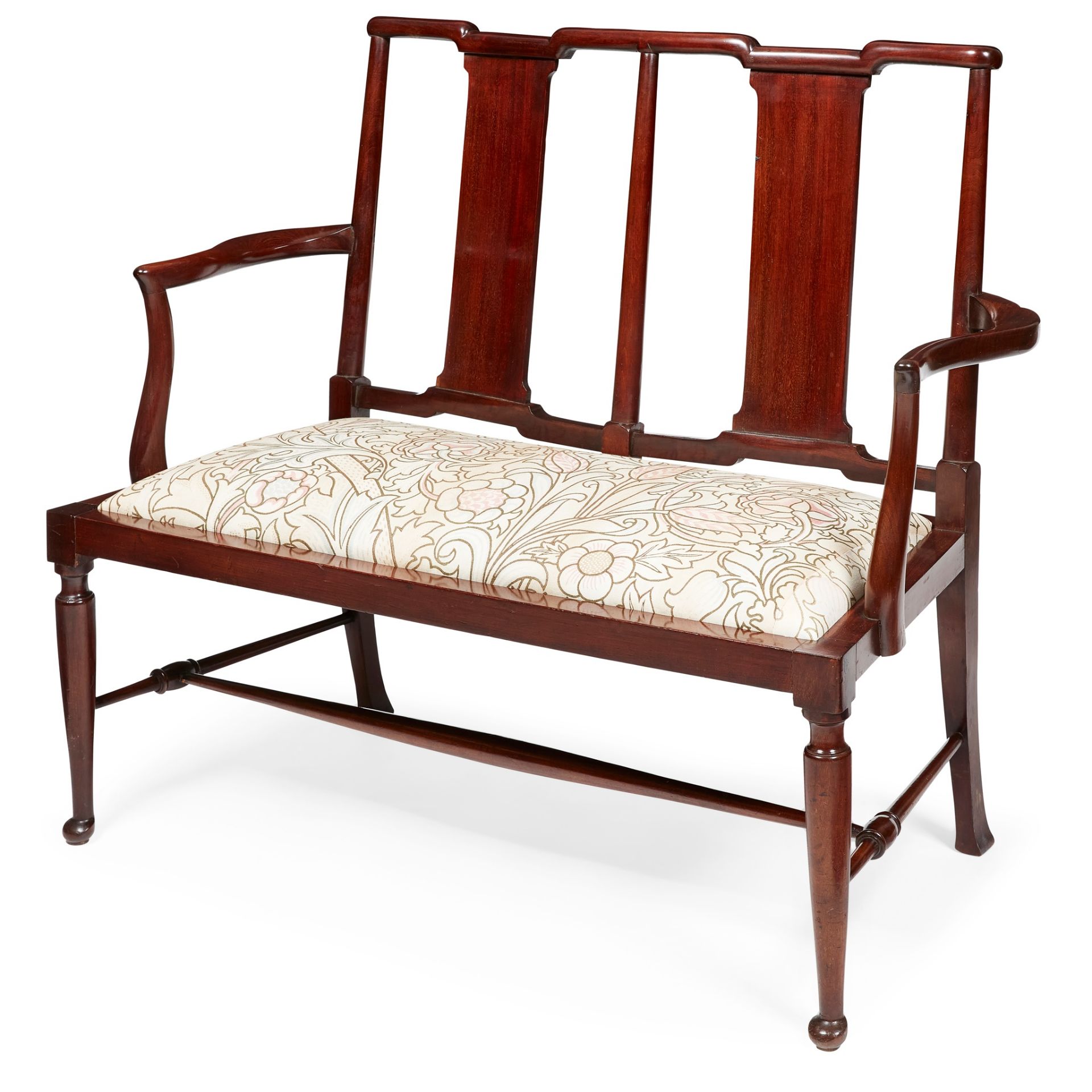 ATTRIBUTED TO RICHARD NORMAN SHAW FOR MORRIS & COMPANY 'TABARD' SETTEE, CIRCA 1890