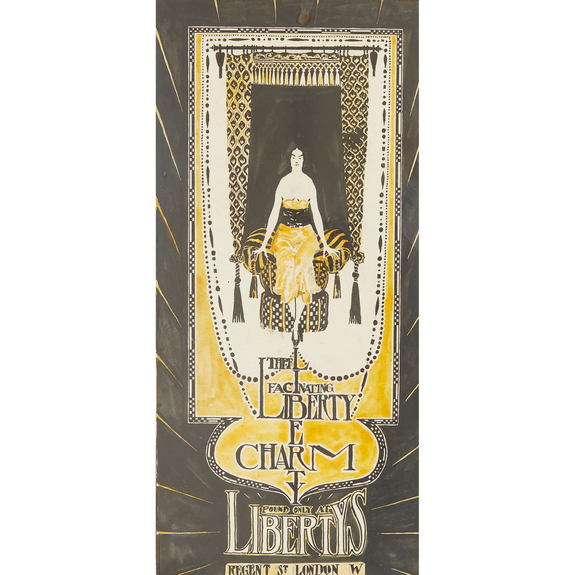 LIBERTY & CO., LONDON TWO DESIGNS FOR LIBERTY FABRICS PUBLICITY, CIRCA 1920 - Bild 8 aus 8