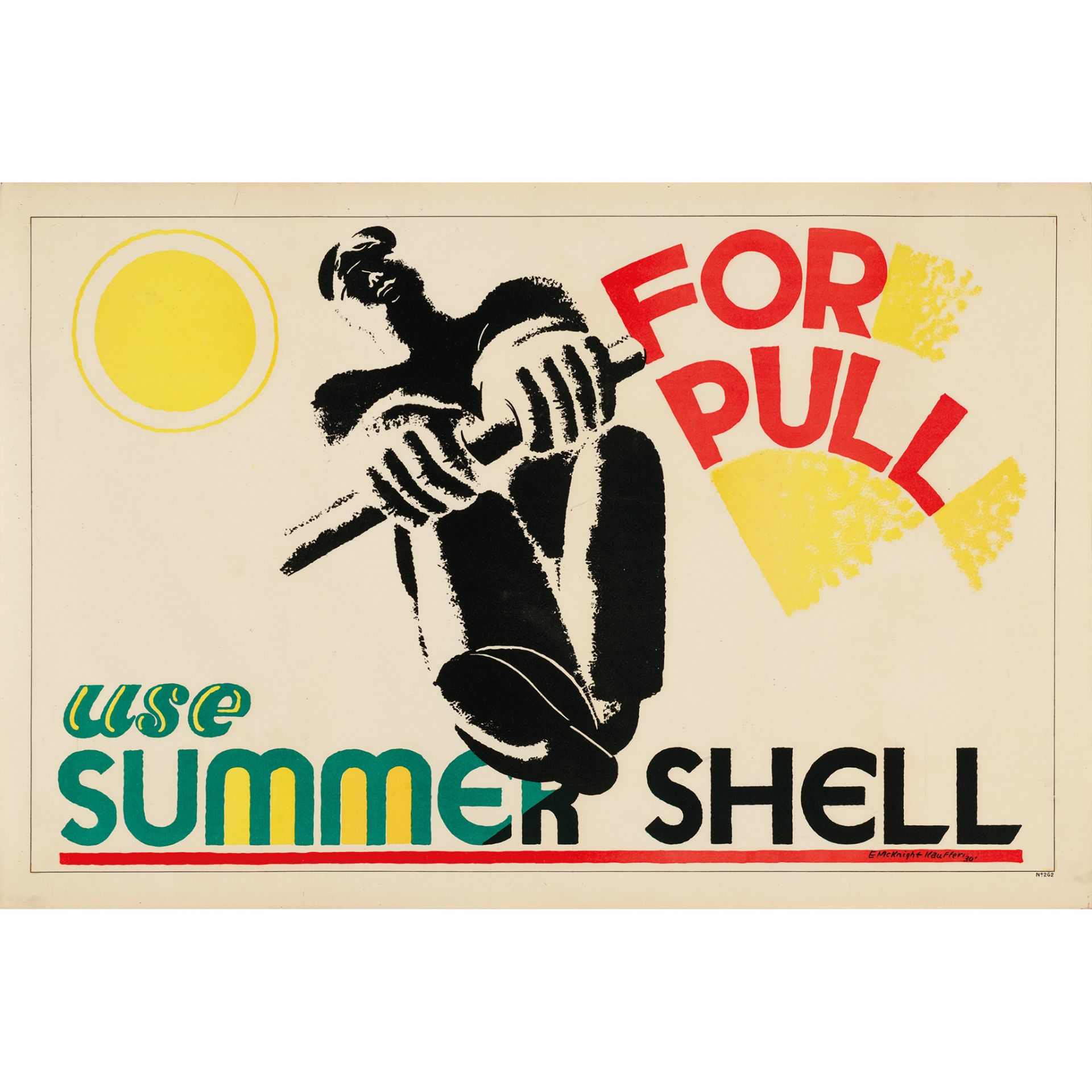 Edward McKnight Kauffer (British 1890-1954) Use Summer Shell for Pull