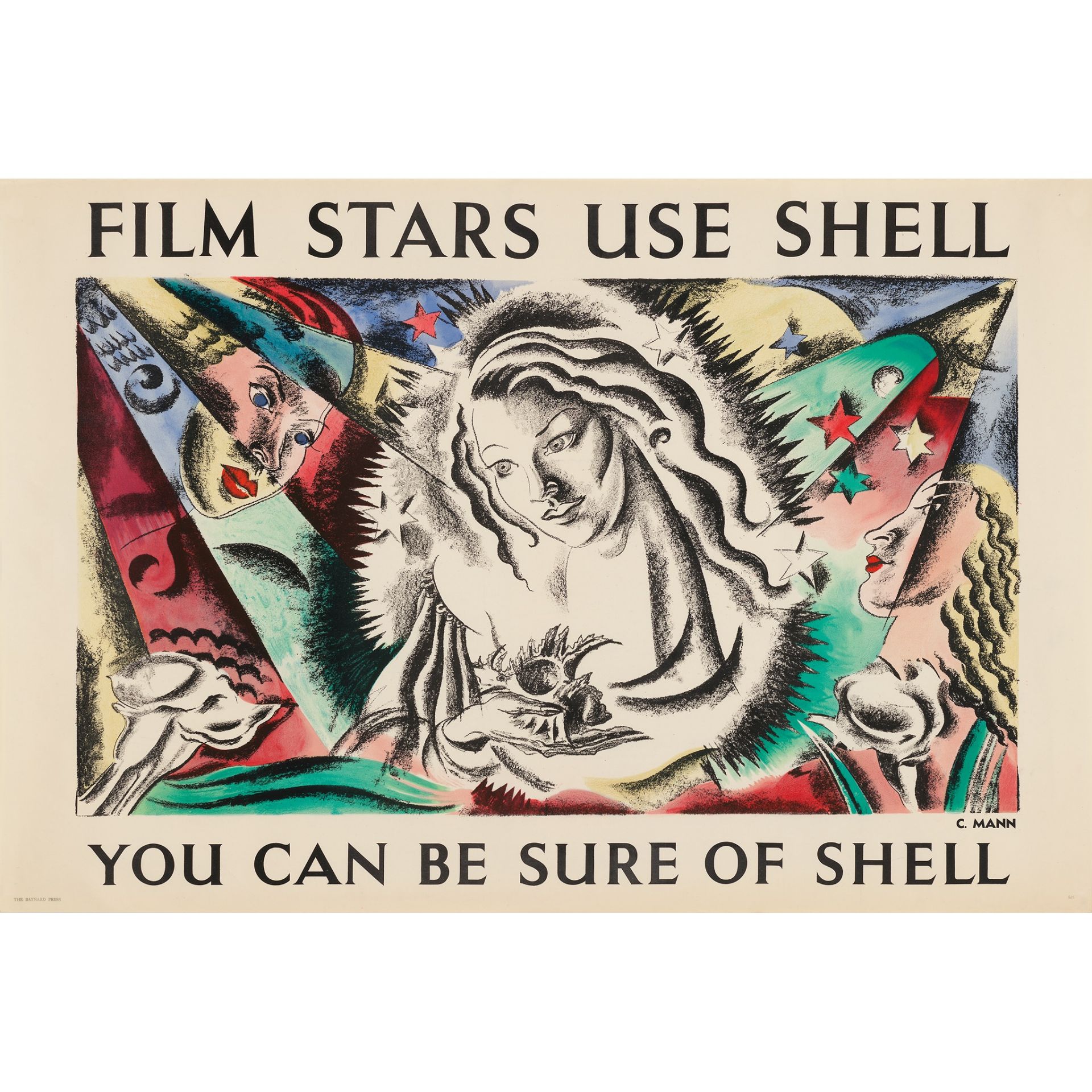 Cathleen Sabine Mann (1896–1959) Film Stars use Shell - Image 2 of 2