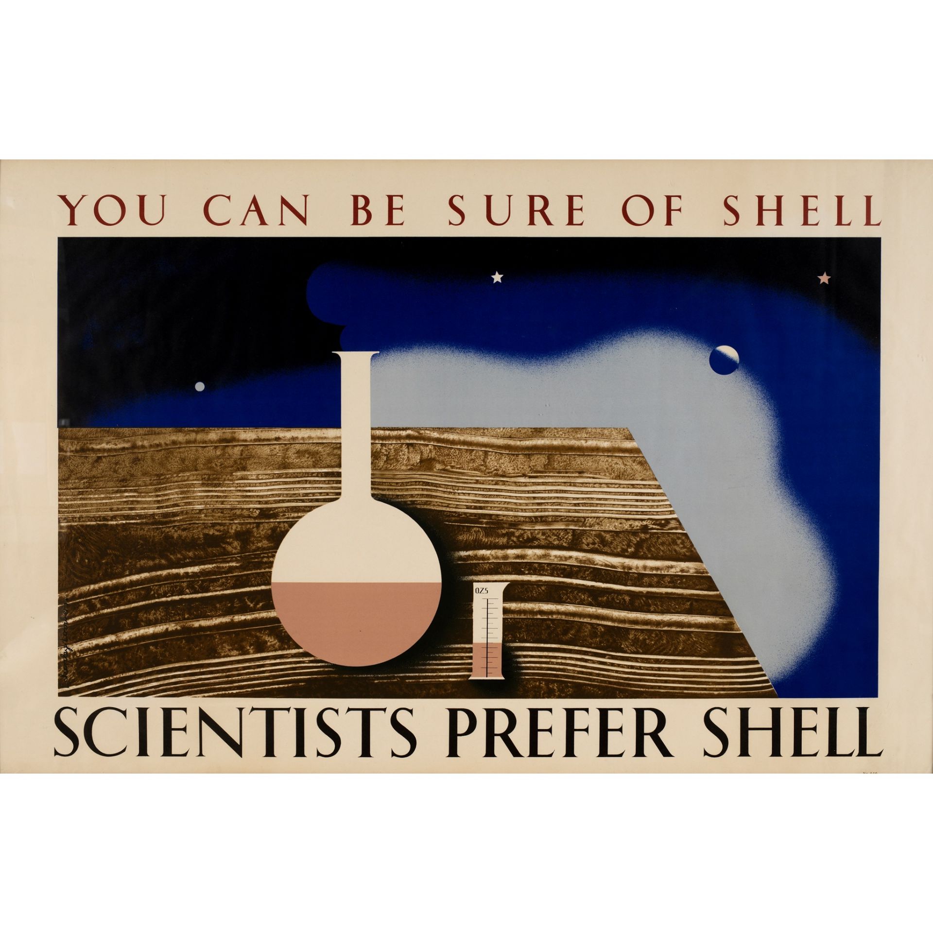 Tom Eckersley (1914-1997) and Eric Lombers (1914-1978) Scientists Prefer Shell