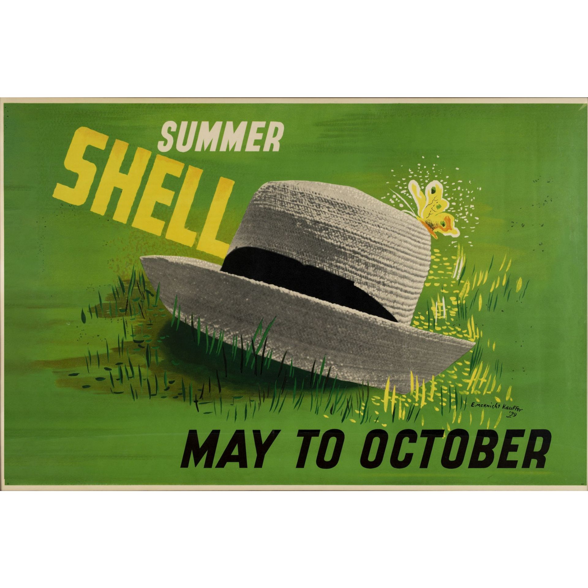 Edward McKnight Kauffer (1890-1954) May to October - Summer Shell