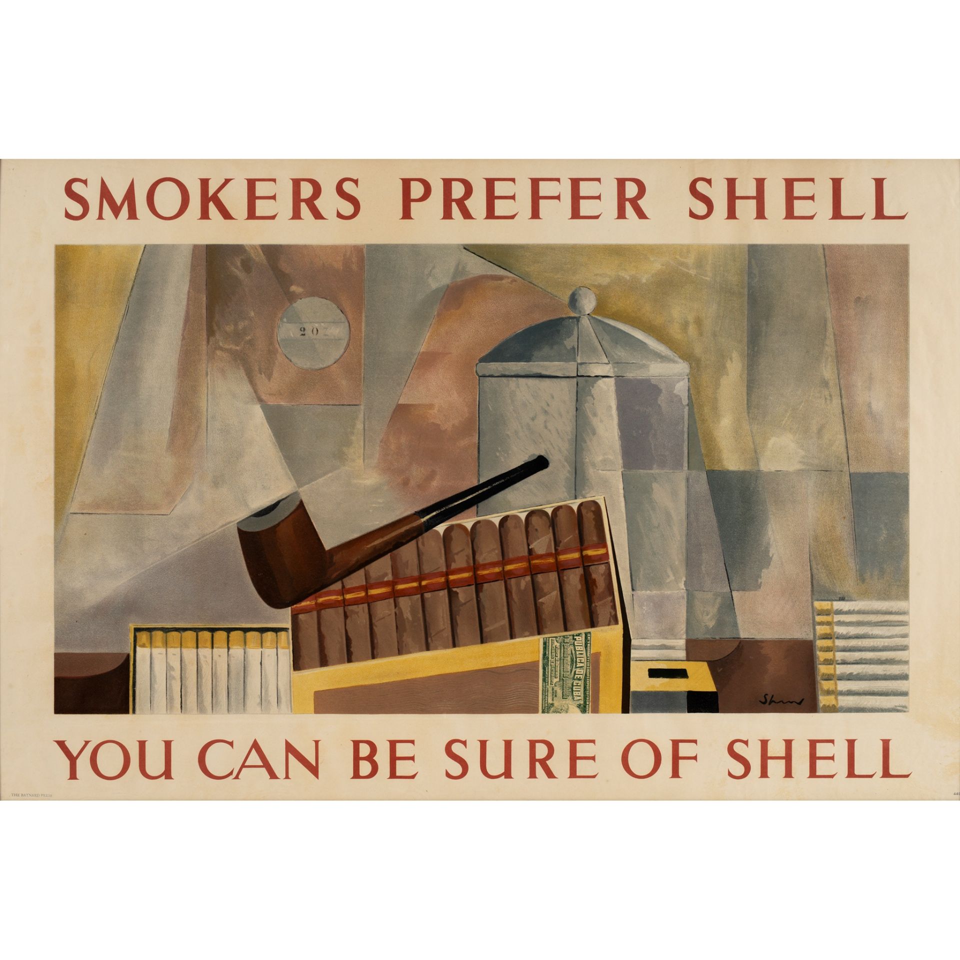 Charles Green Shaw (1892-1974) Smokers Prefer Shell