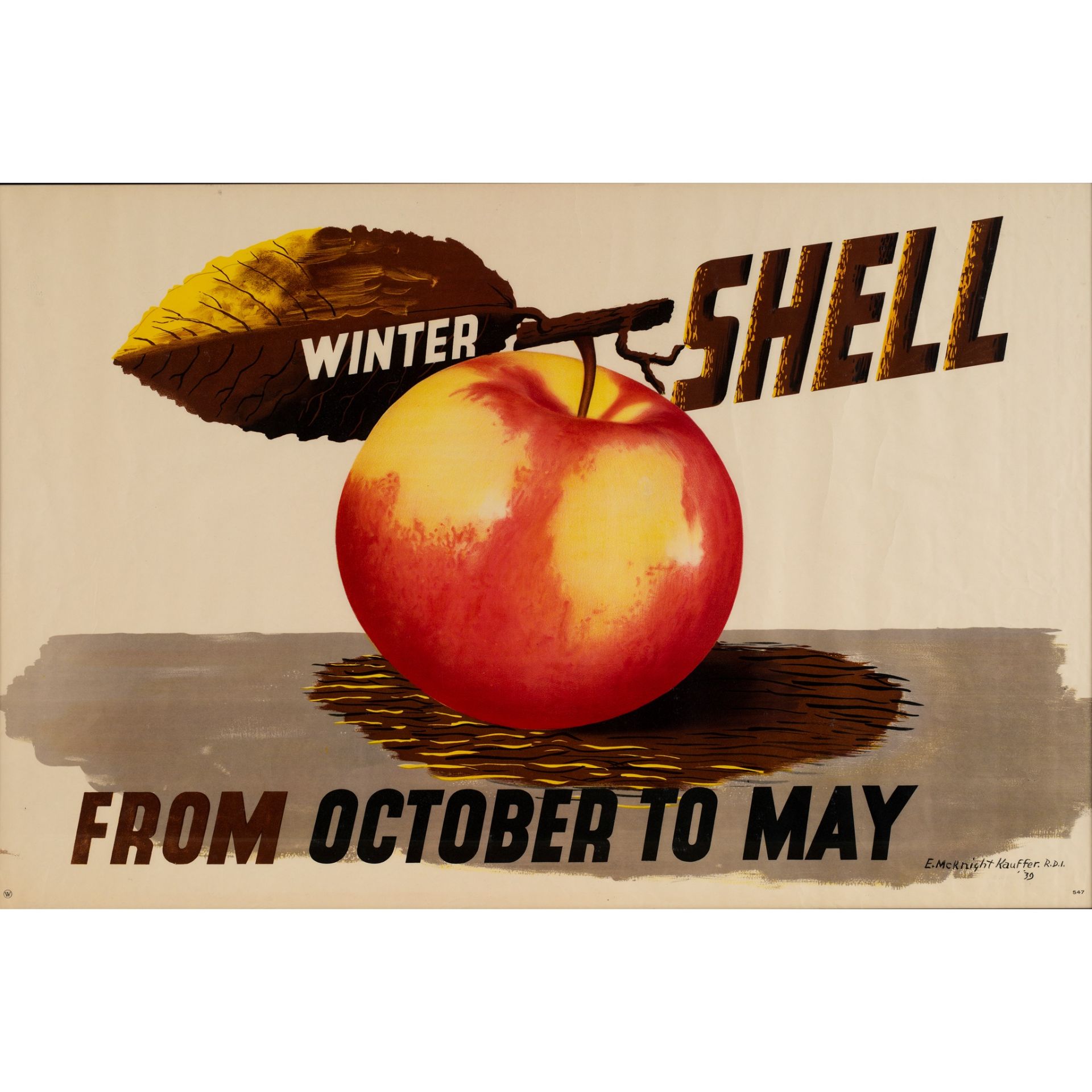 Edward McKnight Kauffer (1890-1954) Winter Shell (Apple)