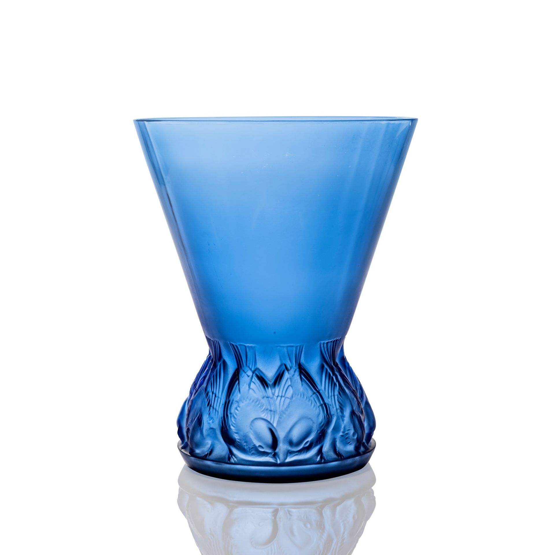 ‡ RENÉ LALIQUE (FRENCH 1860-1945) TUILERIES VASE, NO. 1053