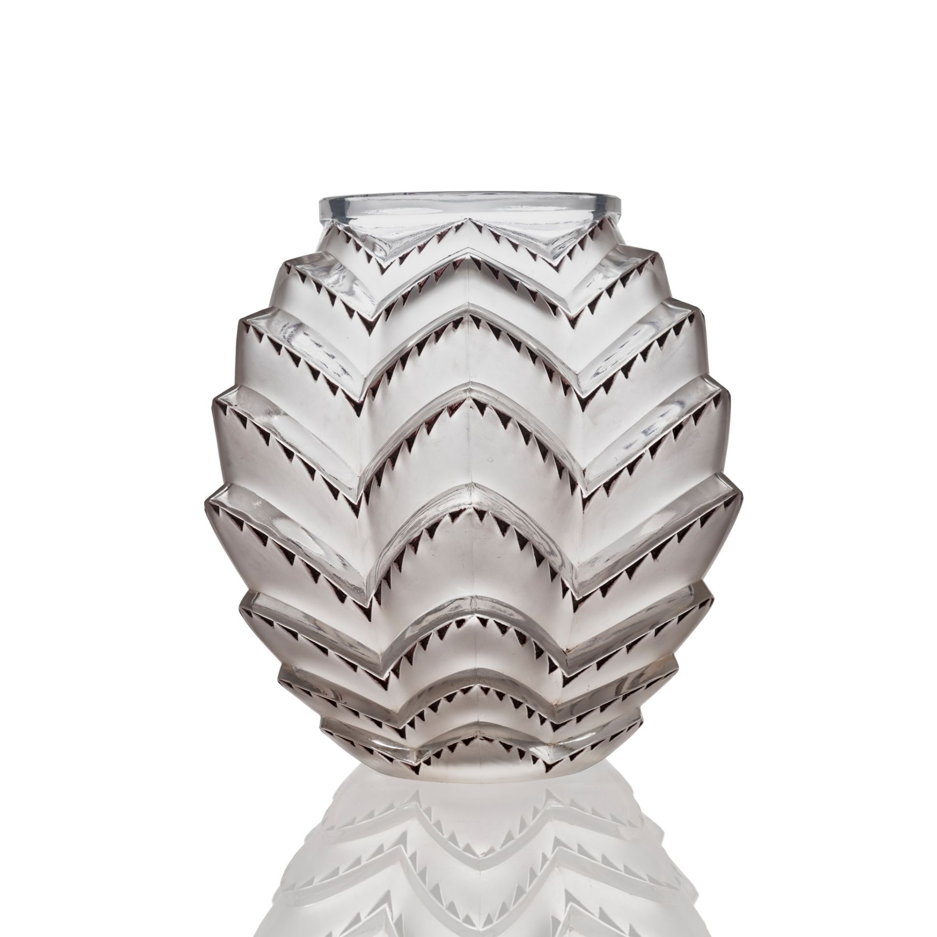 ‡ RENÉ LALIQUE (FRENCH 1860-1945) SOUSTONS VASE, NO. 10-902