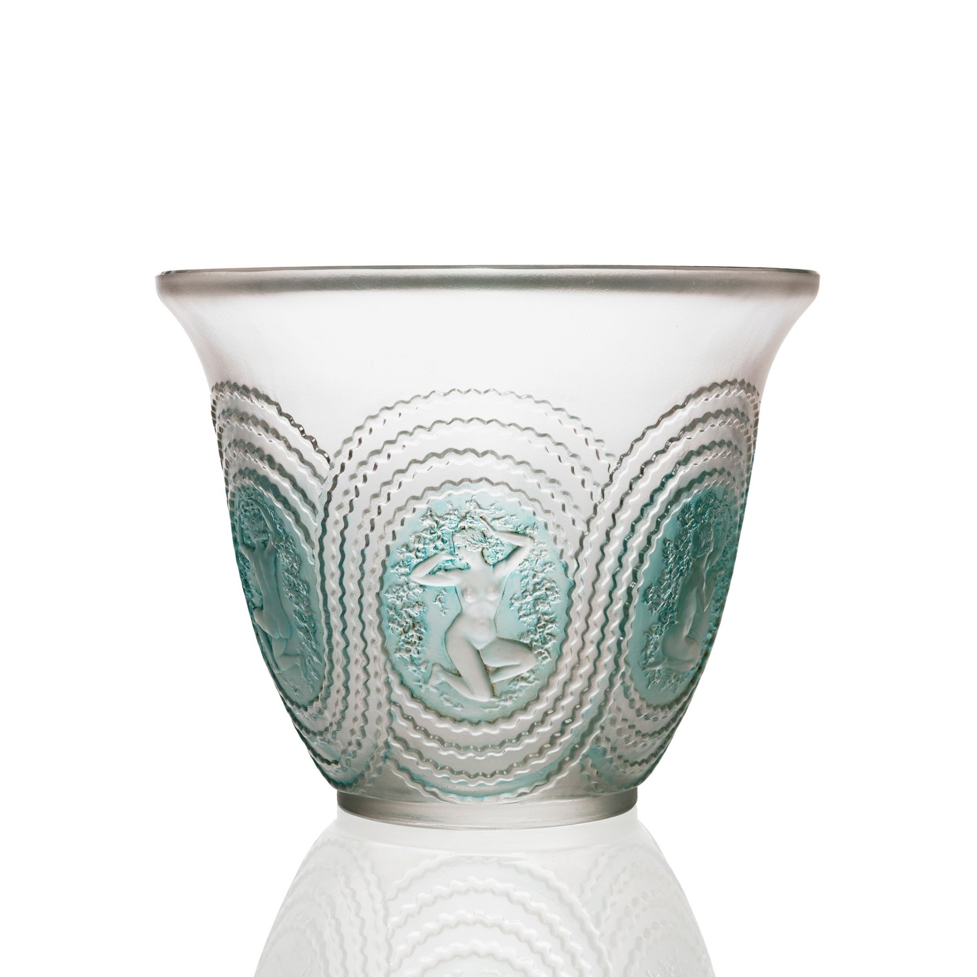 ‡ RENÉ LALIQUE (FRENCH 1860-1945) DRYADES VASE, NO. 10-912