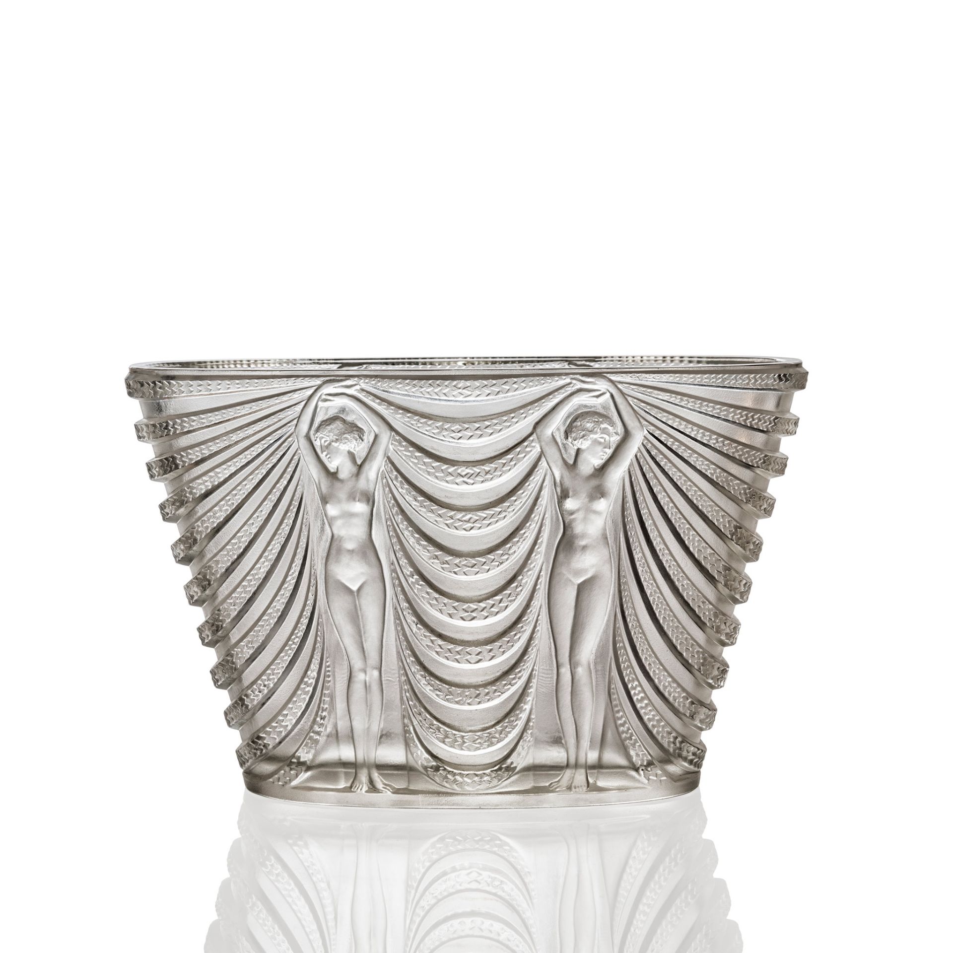 ‡ RENÉ LALIQUE (FRENCH 1860-1945) TERPSICHORE VASE, NO. 10-911